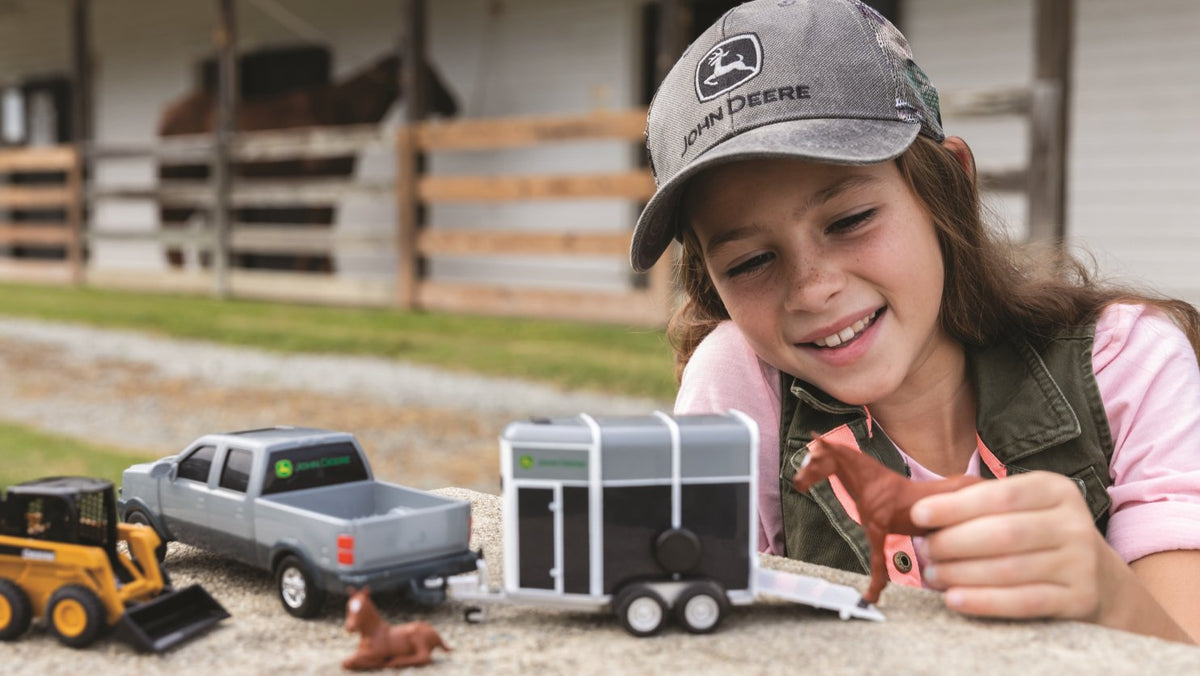 John Deere Toy Truck Horse Trailer Wow Blog