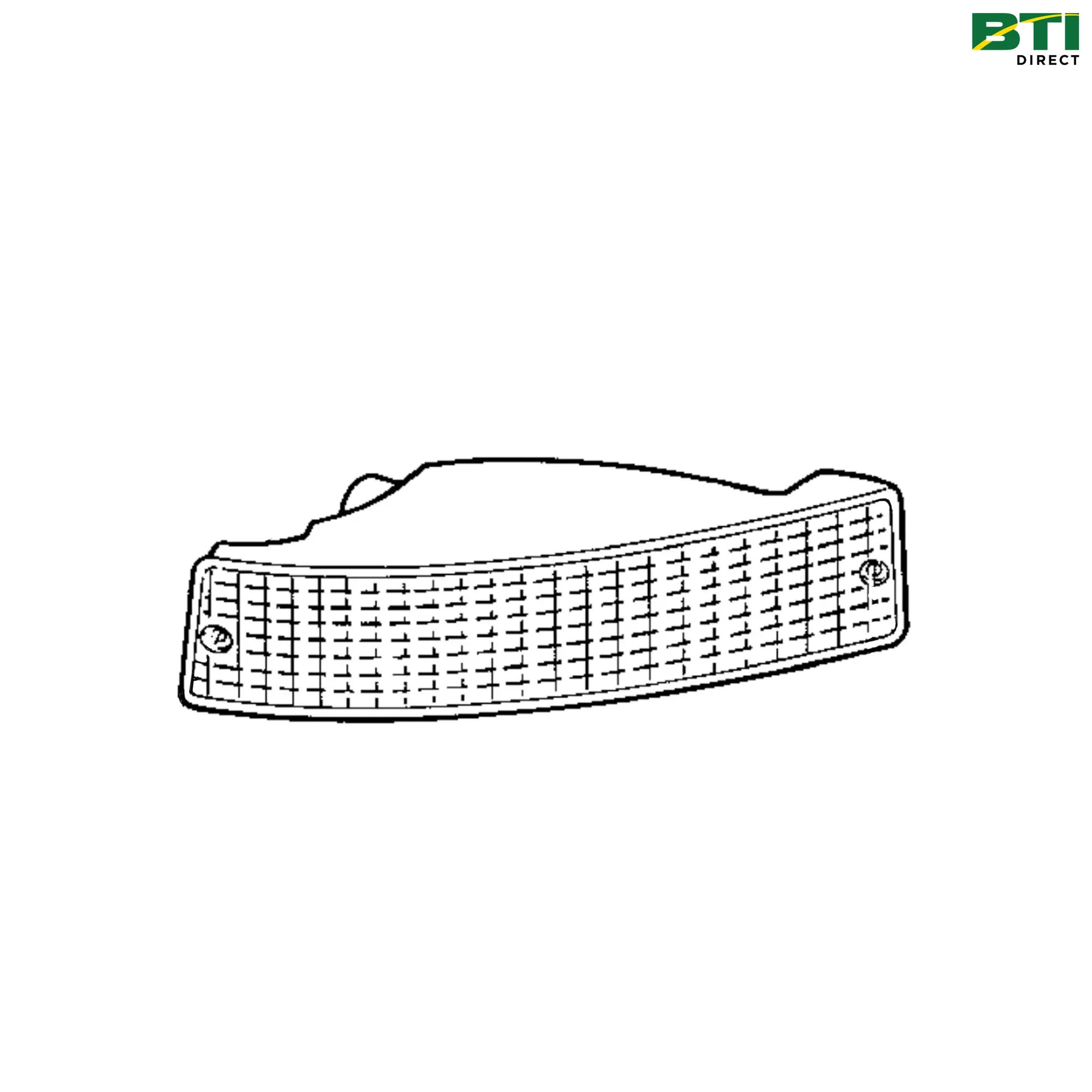 RE39579: Right Side Front Warning Lamp, 12.8 Volts, 26.9 Watts