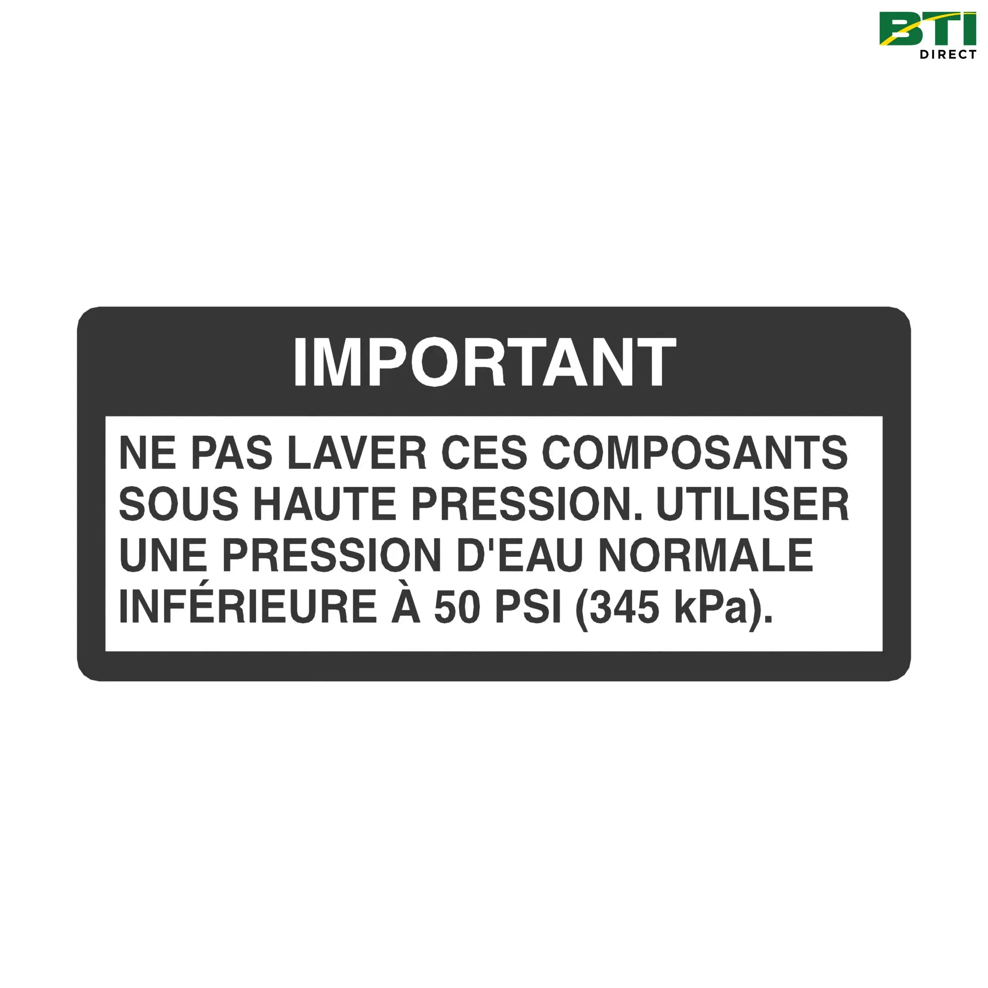 N310626: Wash Components Label, French