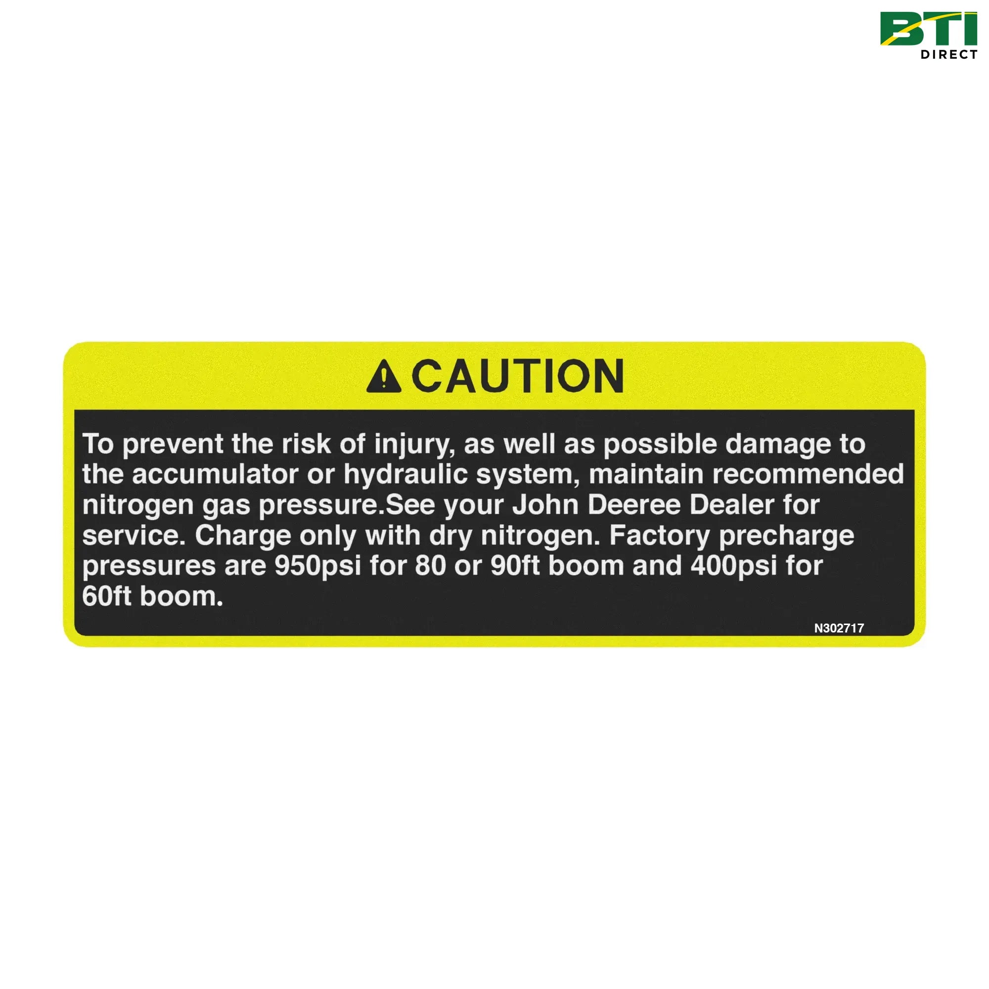 N302717: Caution Safety Sign