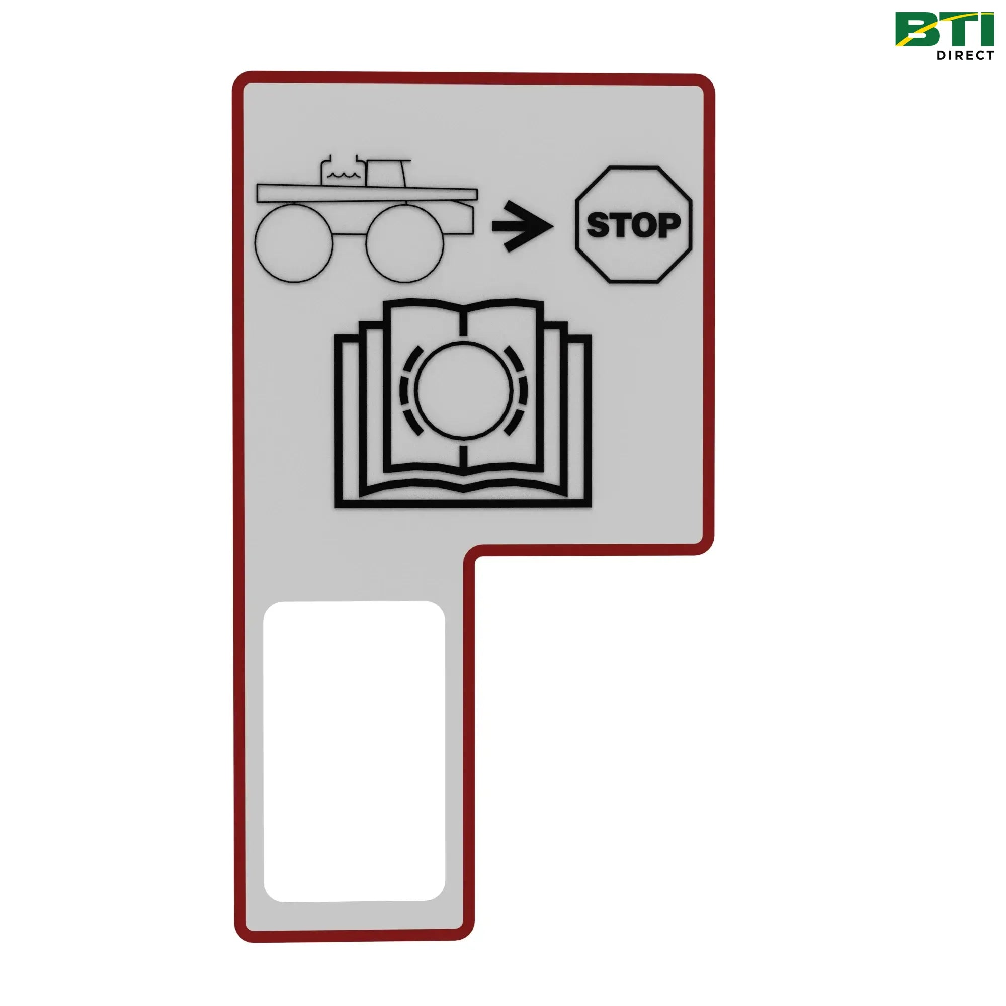 N319851: E- Brake Label