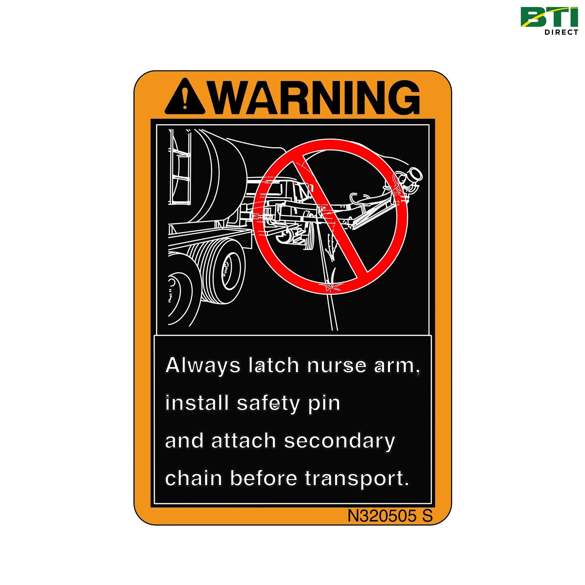 N320505: Warning Safety Sign
