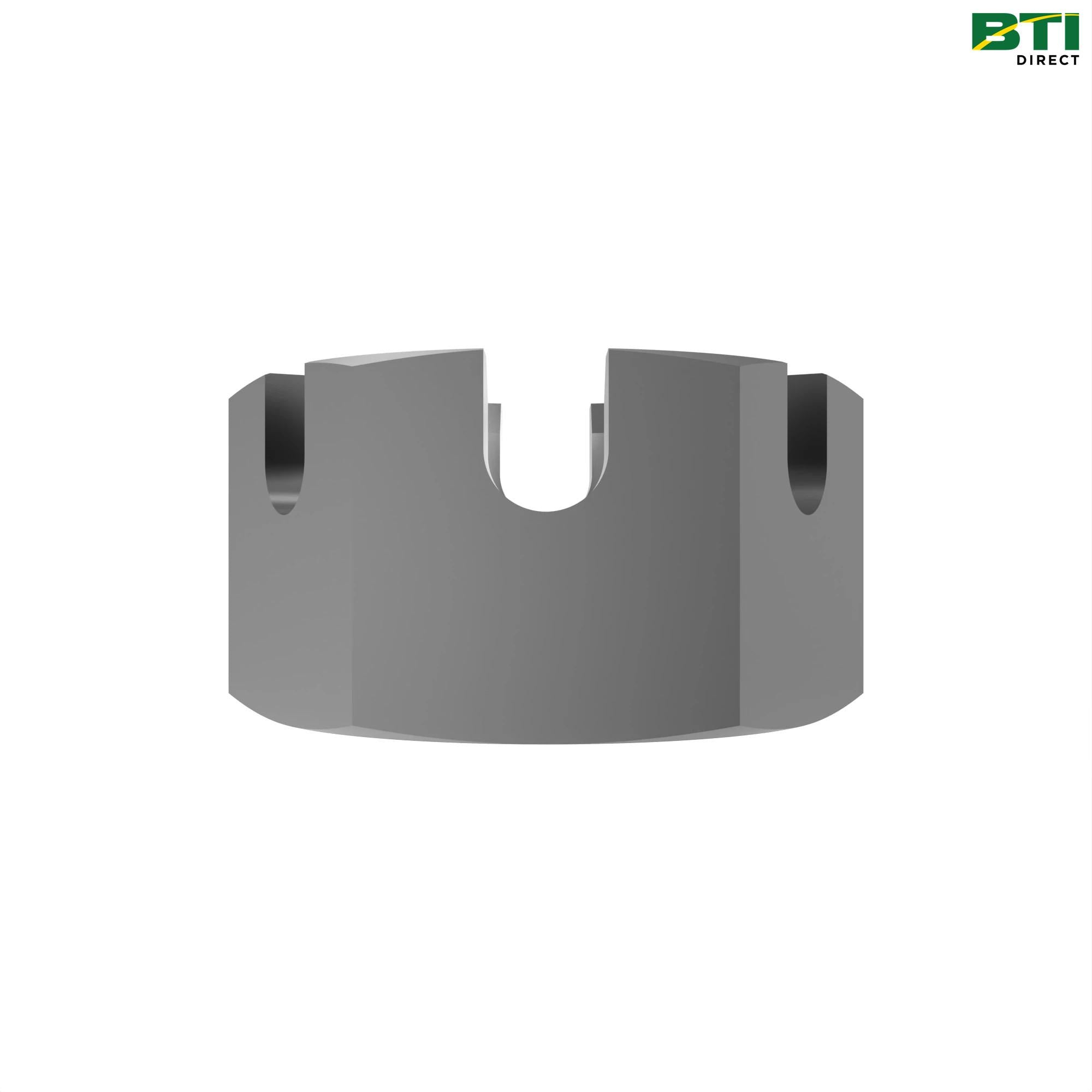 14H1020: Hexagonal Slotted Nut, 3/4"