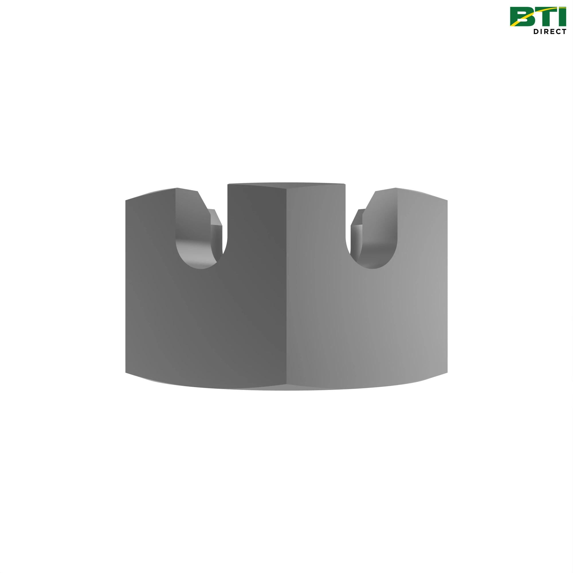 14H1020: Hexagonal Slotted Nut, 3/4"
