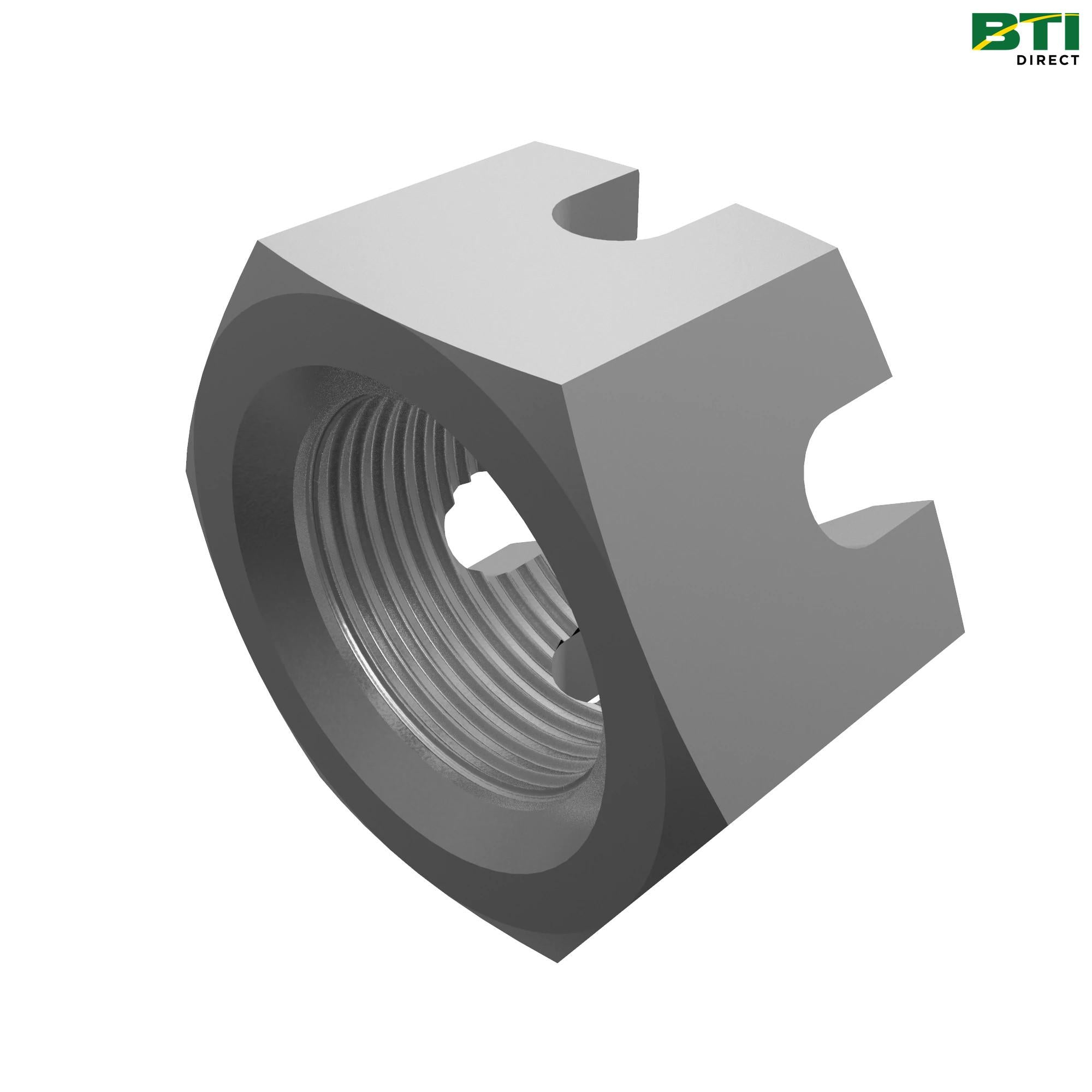 14H1086: Hexagonal Slotted Nut, 3/4"