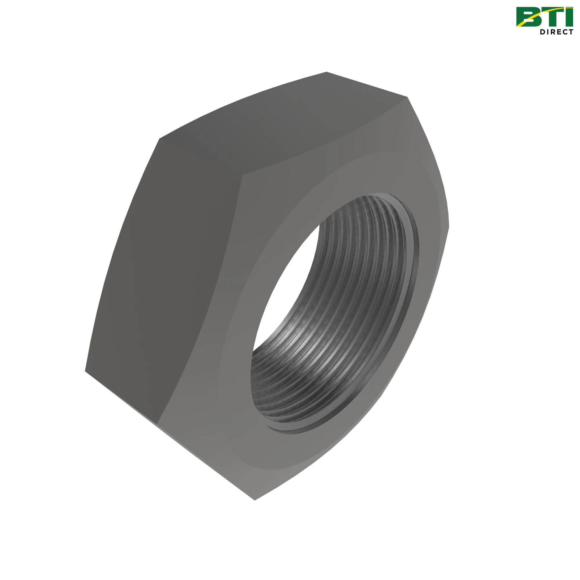 14H649: Hexagonal Jam Nut, 1/4"
