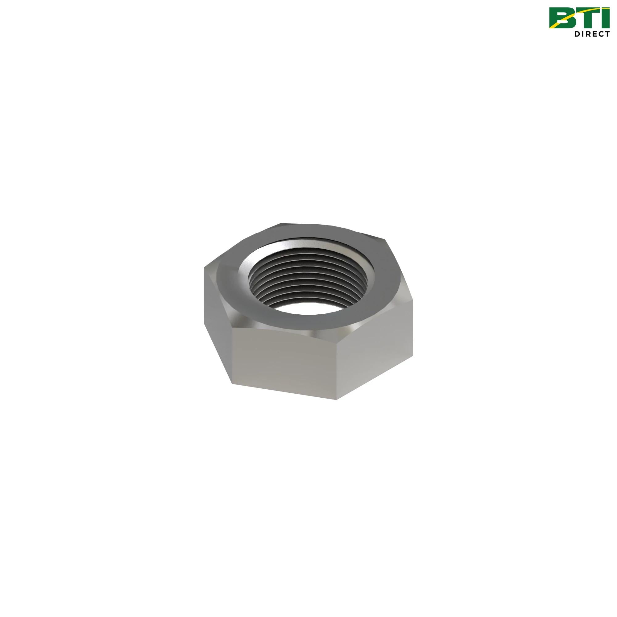 14H732: Hexagonal Jam Nut, 3/8"