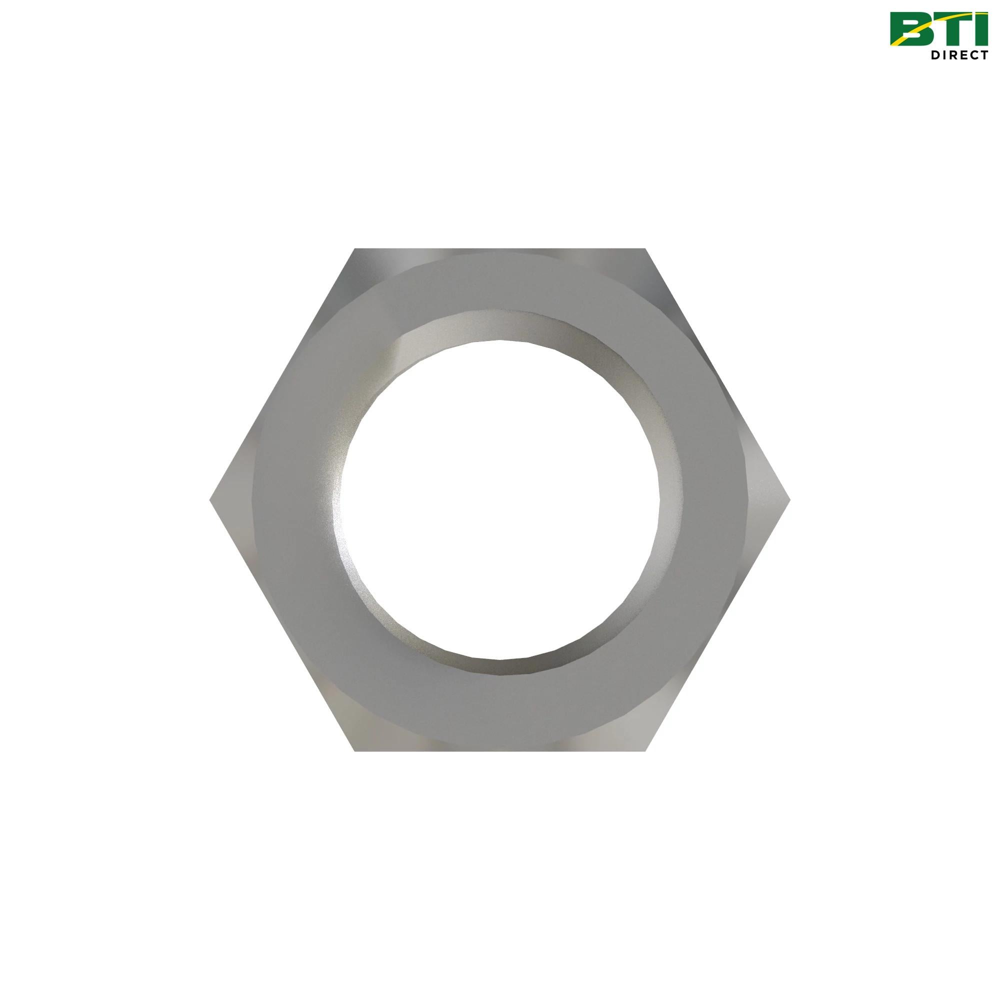 14H732: Hexagonal Jam Nut, 3/8"