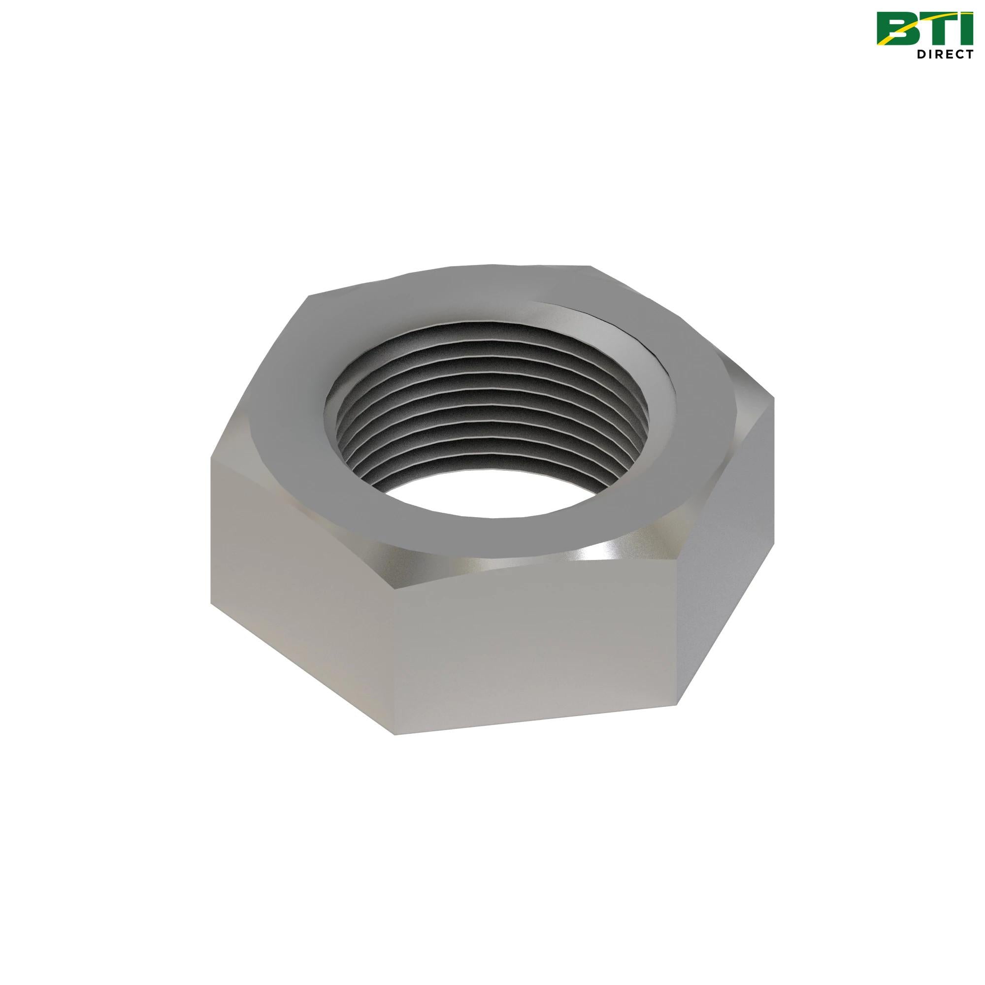 14H732: Hexagonal Jam Nut, 3/8"