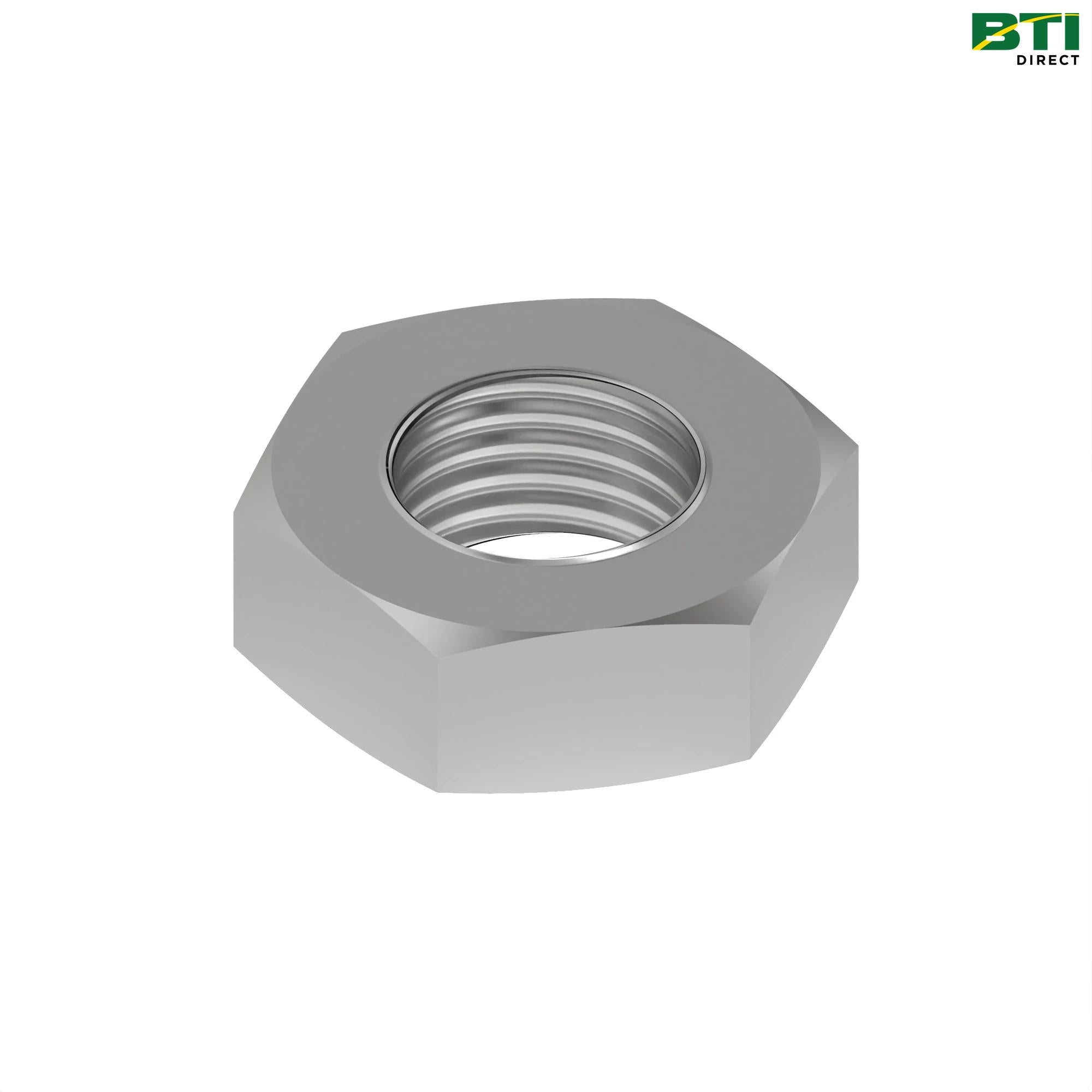 14H971: Hexagonal Jam Nut, 1/2"