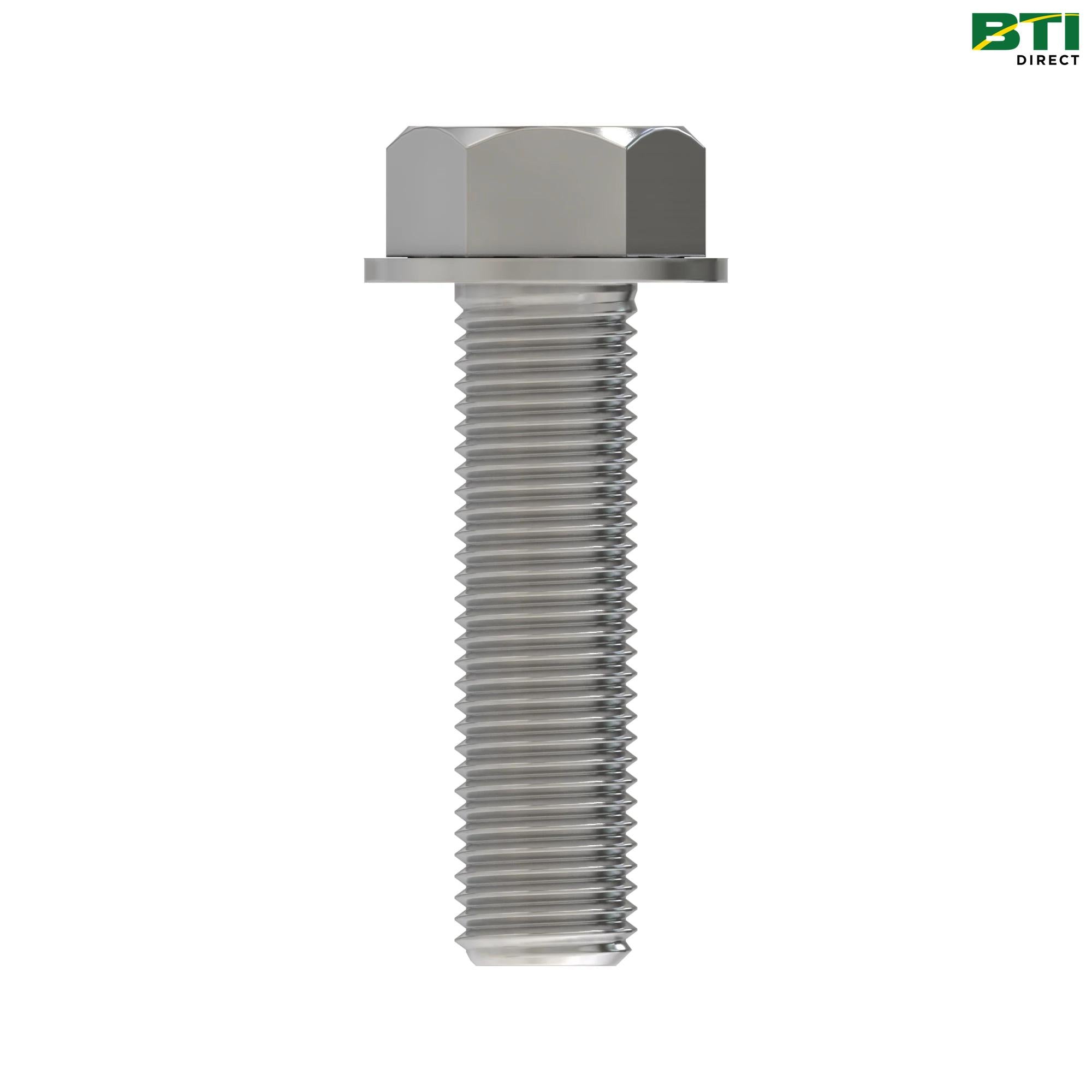 19M7804: Hexagonal Head Flange Bolt, M10 X 40