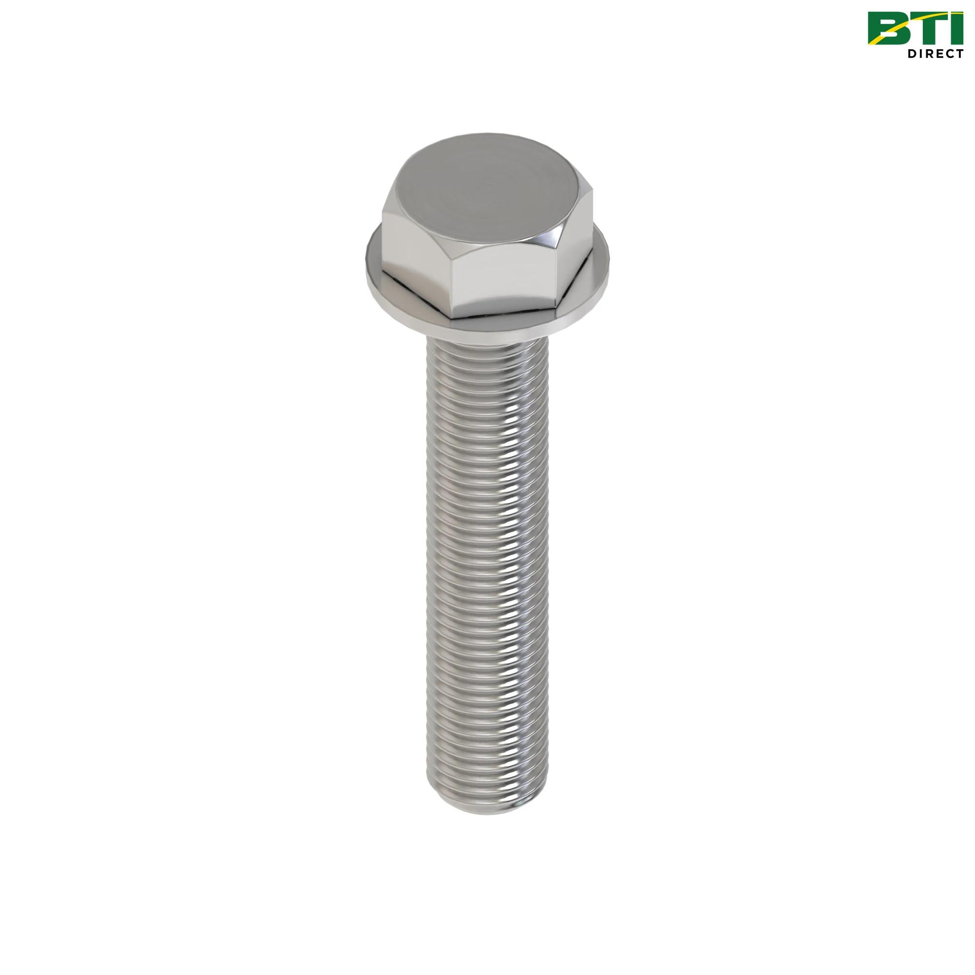 19M7806: Hexagonal Head Flanged Screw, M10 X 50