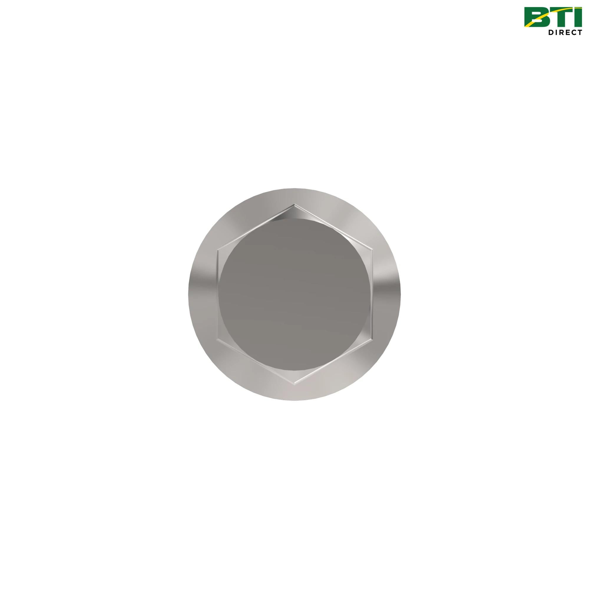 19M7833: Hexagonal Head Flanged Screw, M6 X 35