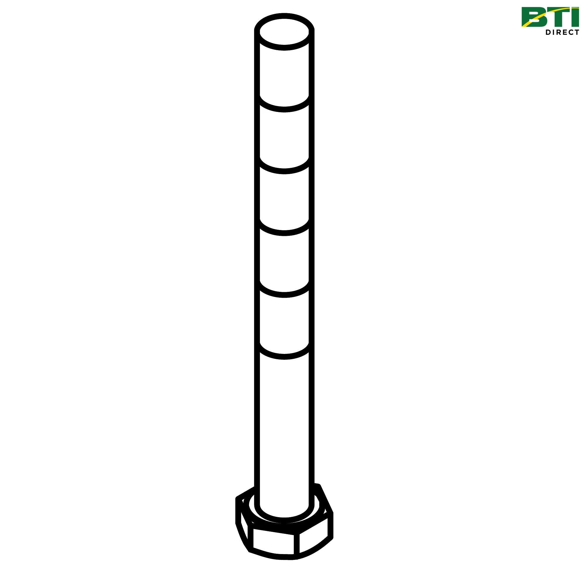 19M7968: Hexagonal Head Cap Screw, M20 X 130
