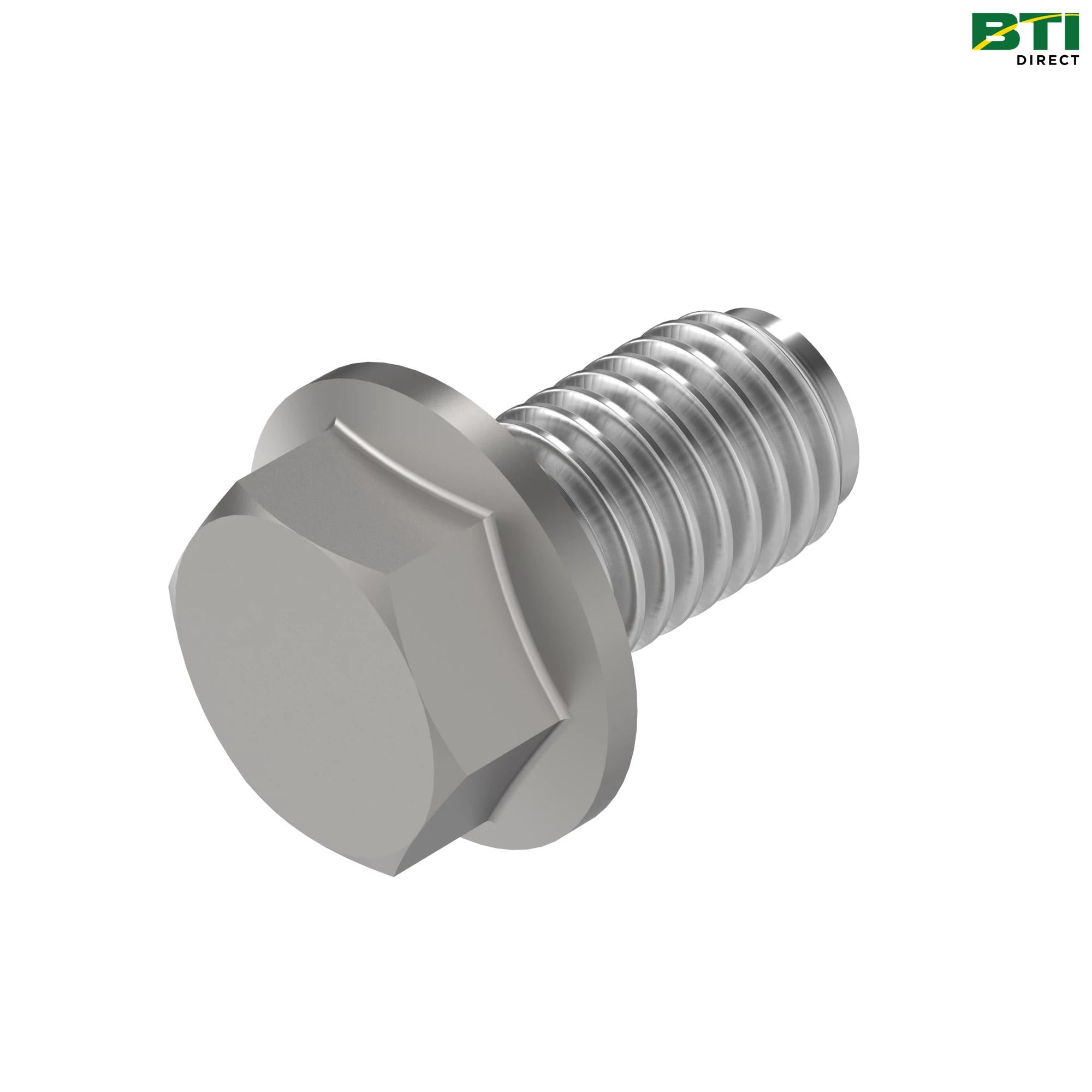19M8163: Hexagonal Head Flanged Screw, M8 X 16