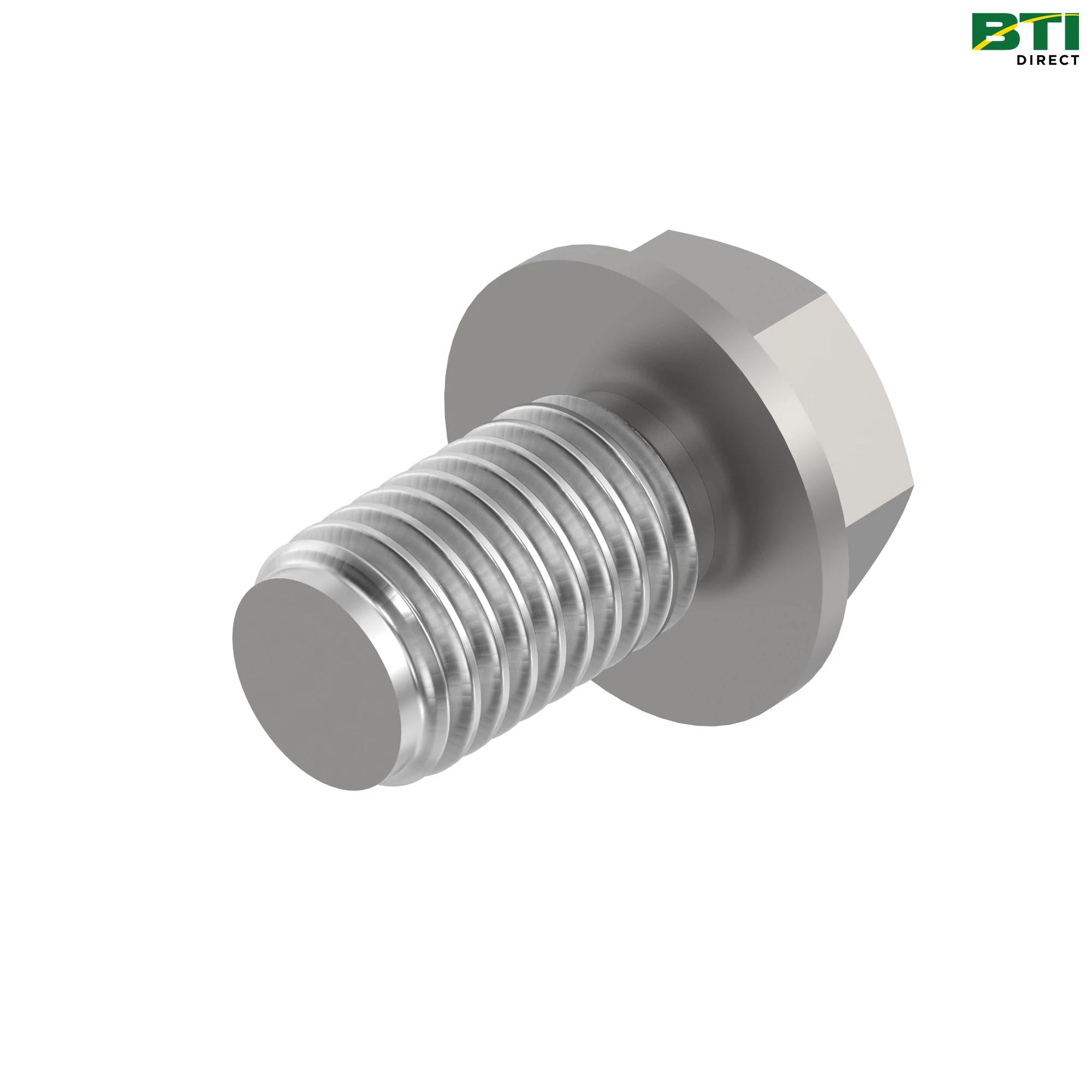 19M8163: Hexagonal Head Flanged Screw, M8 X 16