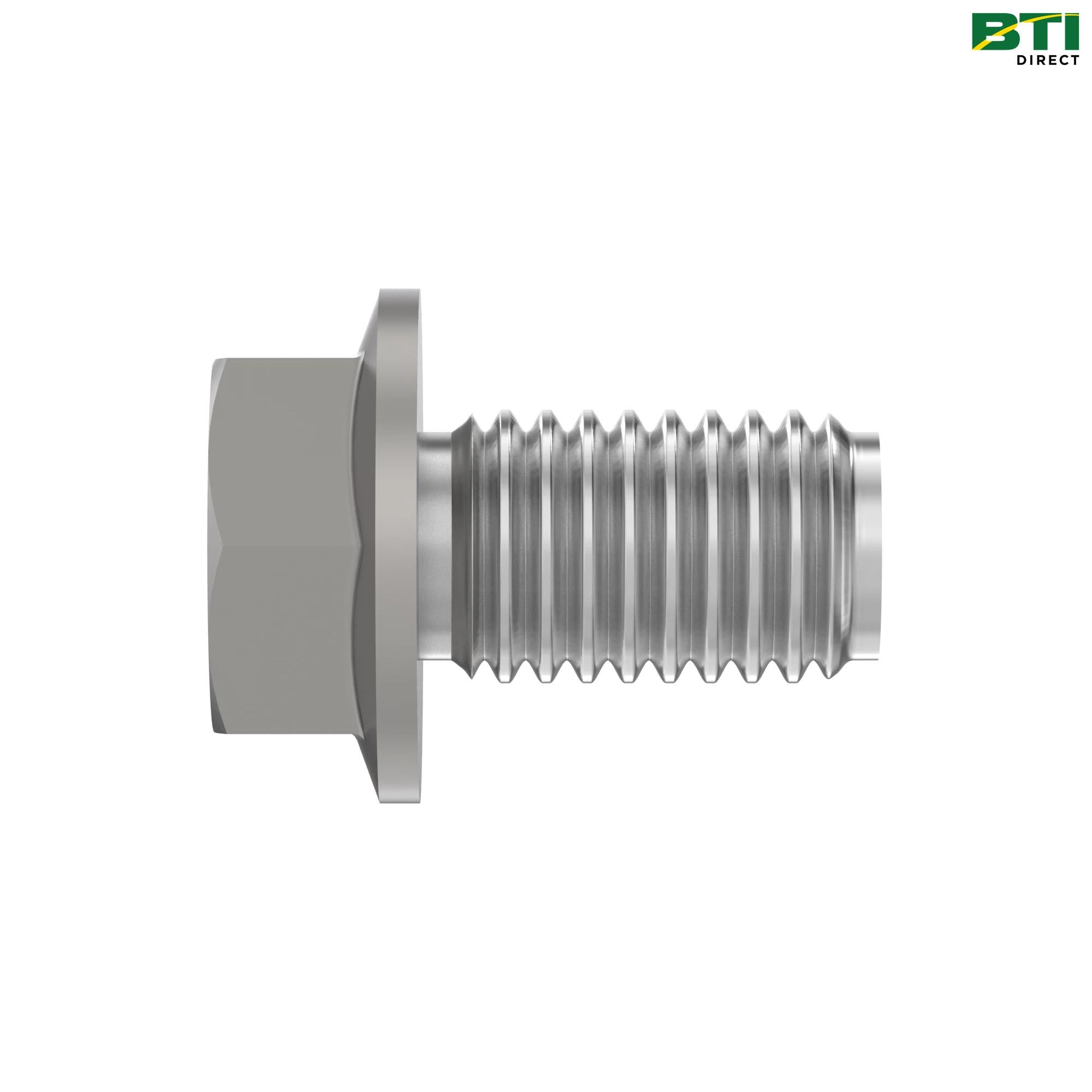 19M8163: Hexagonal Head Flanged Screw, M8 X 16