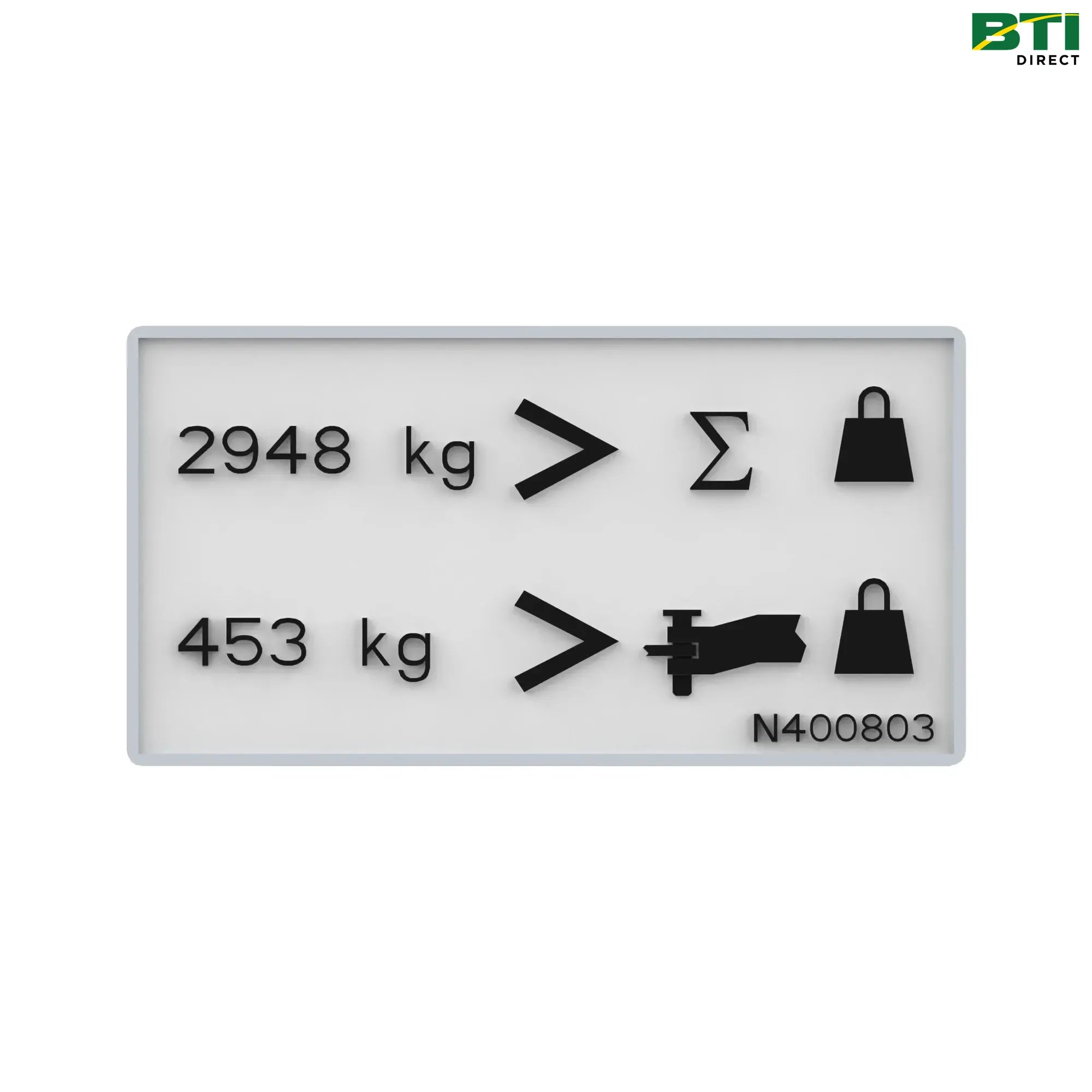 N400803: Safety Sign