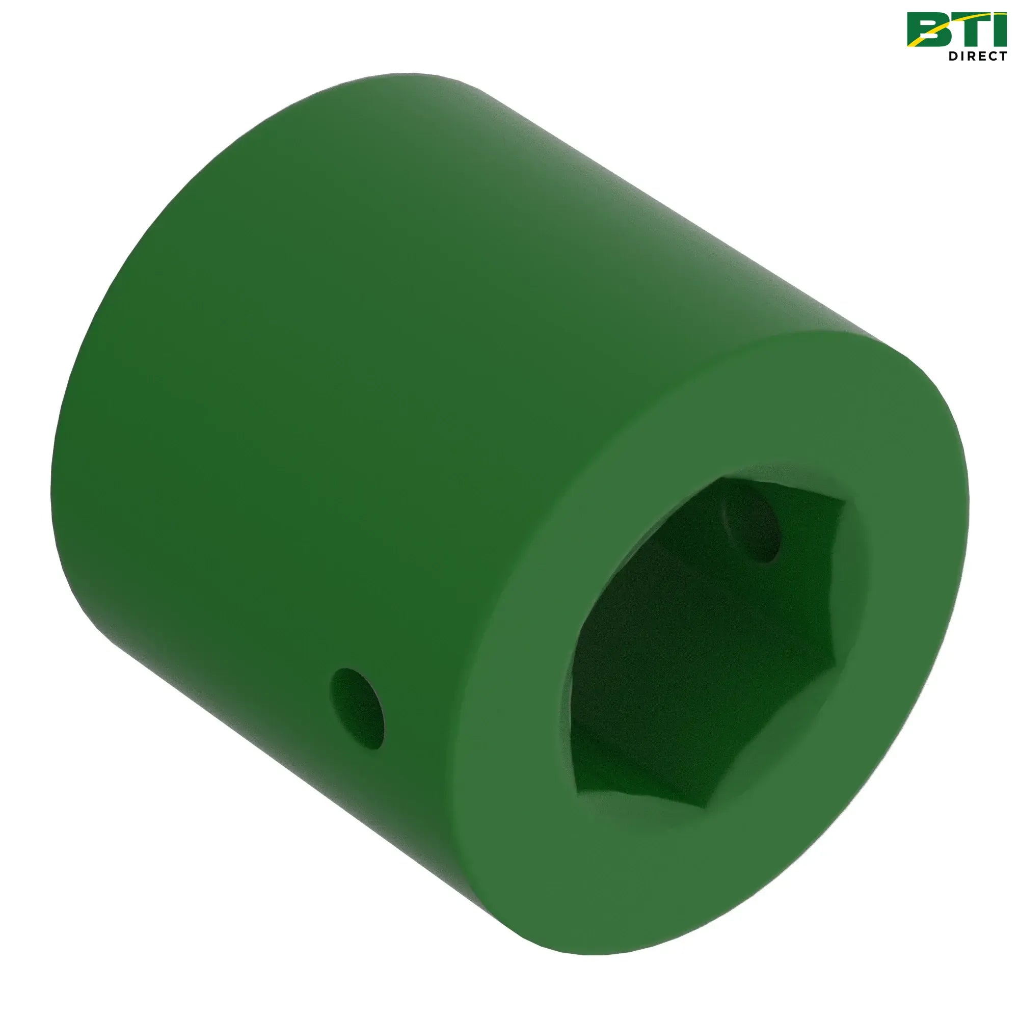 N272842: Round Outer Diameter and Hexagonal Id - one Hole Bushing