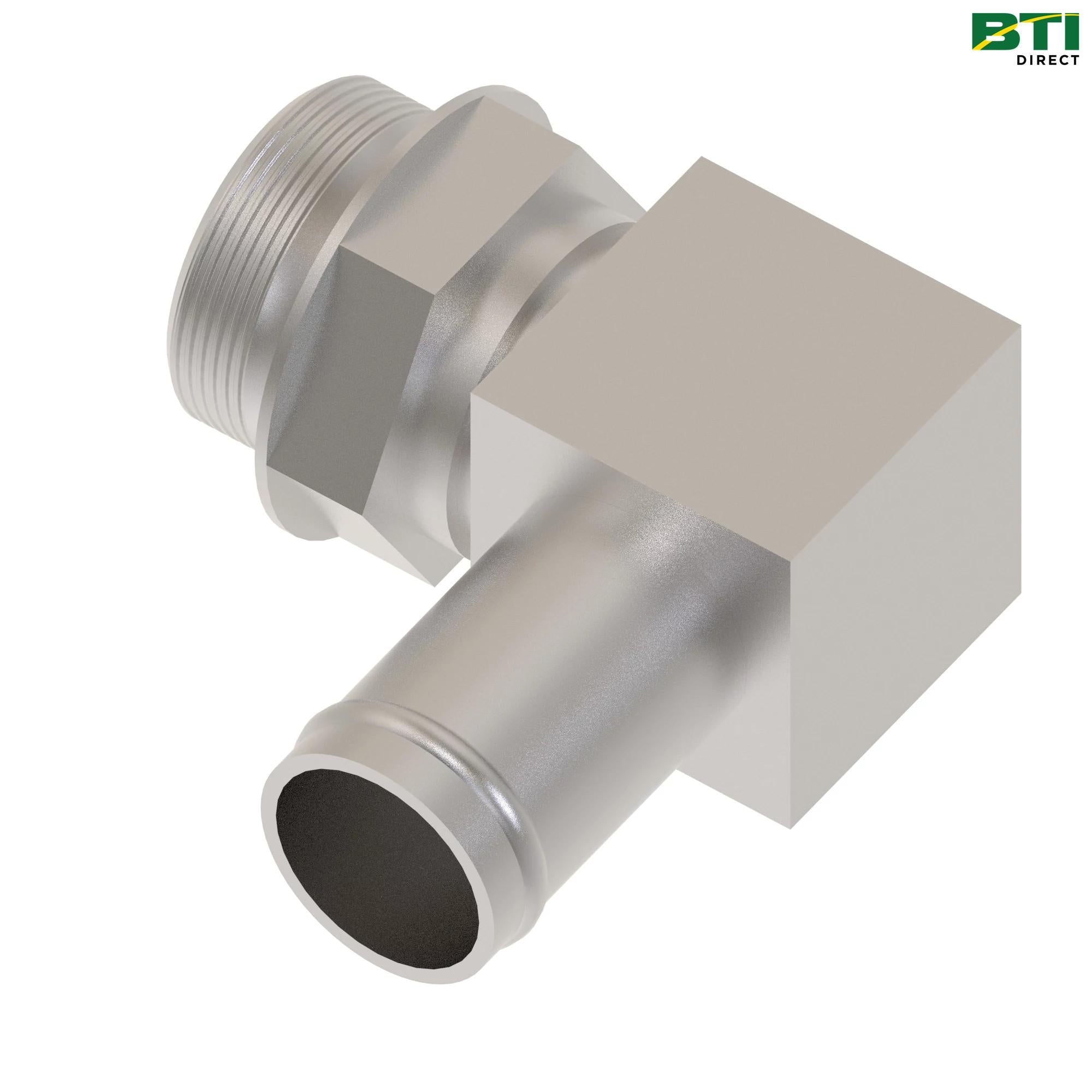 AN402842: Male Adjustable 45 Degree Barbed Elbow Fitting