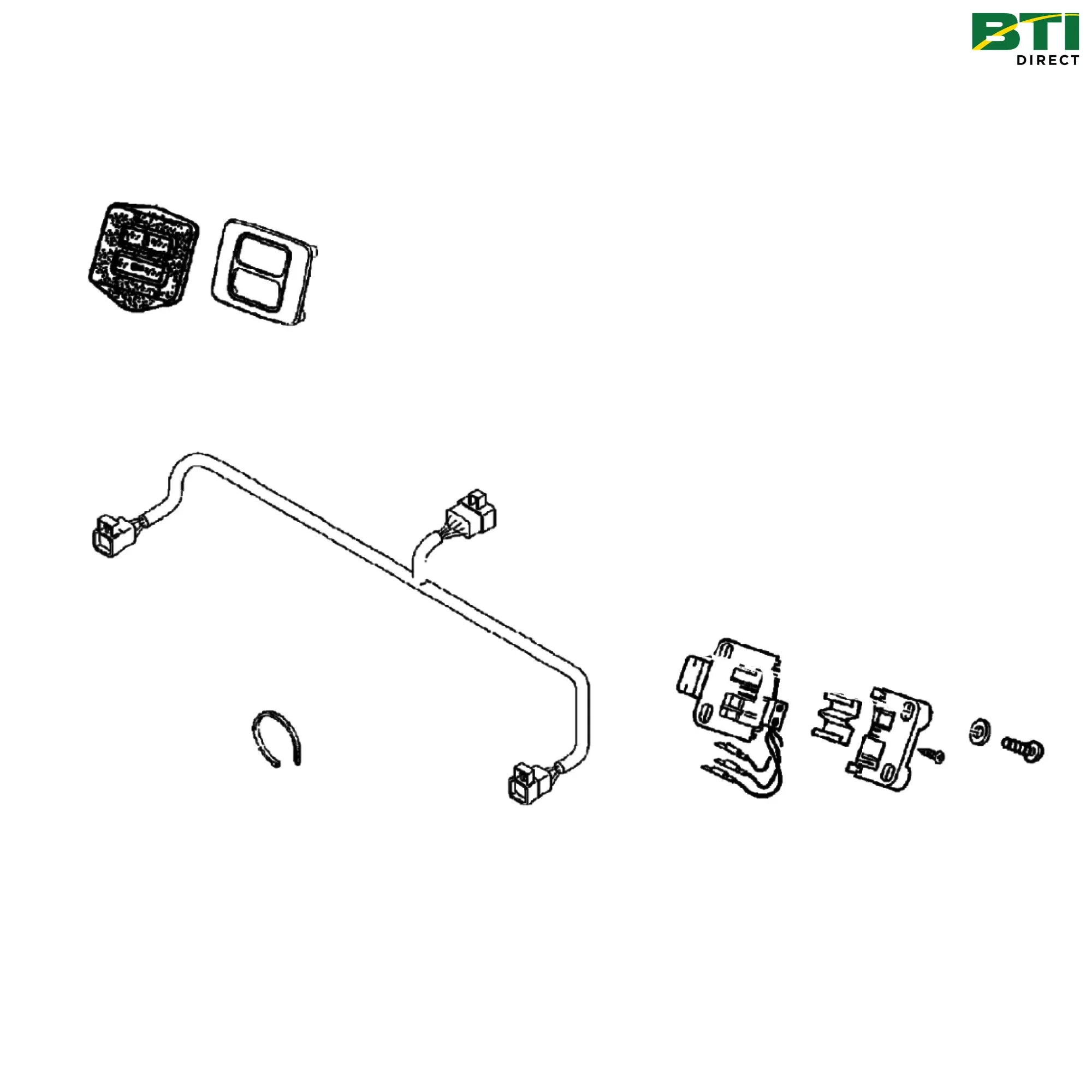 RE227205: Electro-Hydraulic Hitch Fender Switch Kit