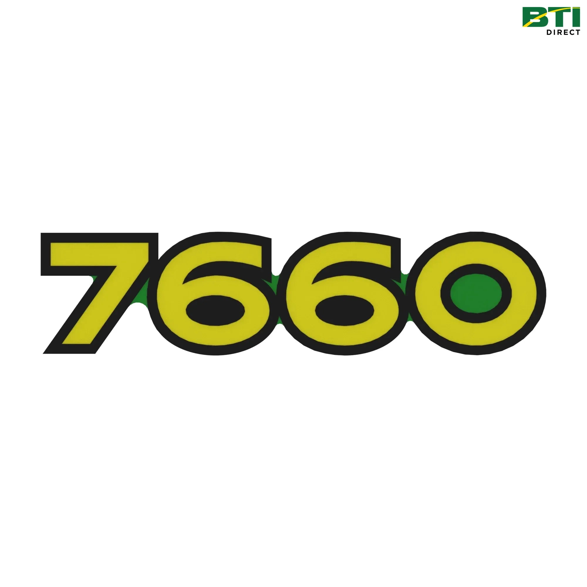 N380702: 7660 Model Number Label