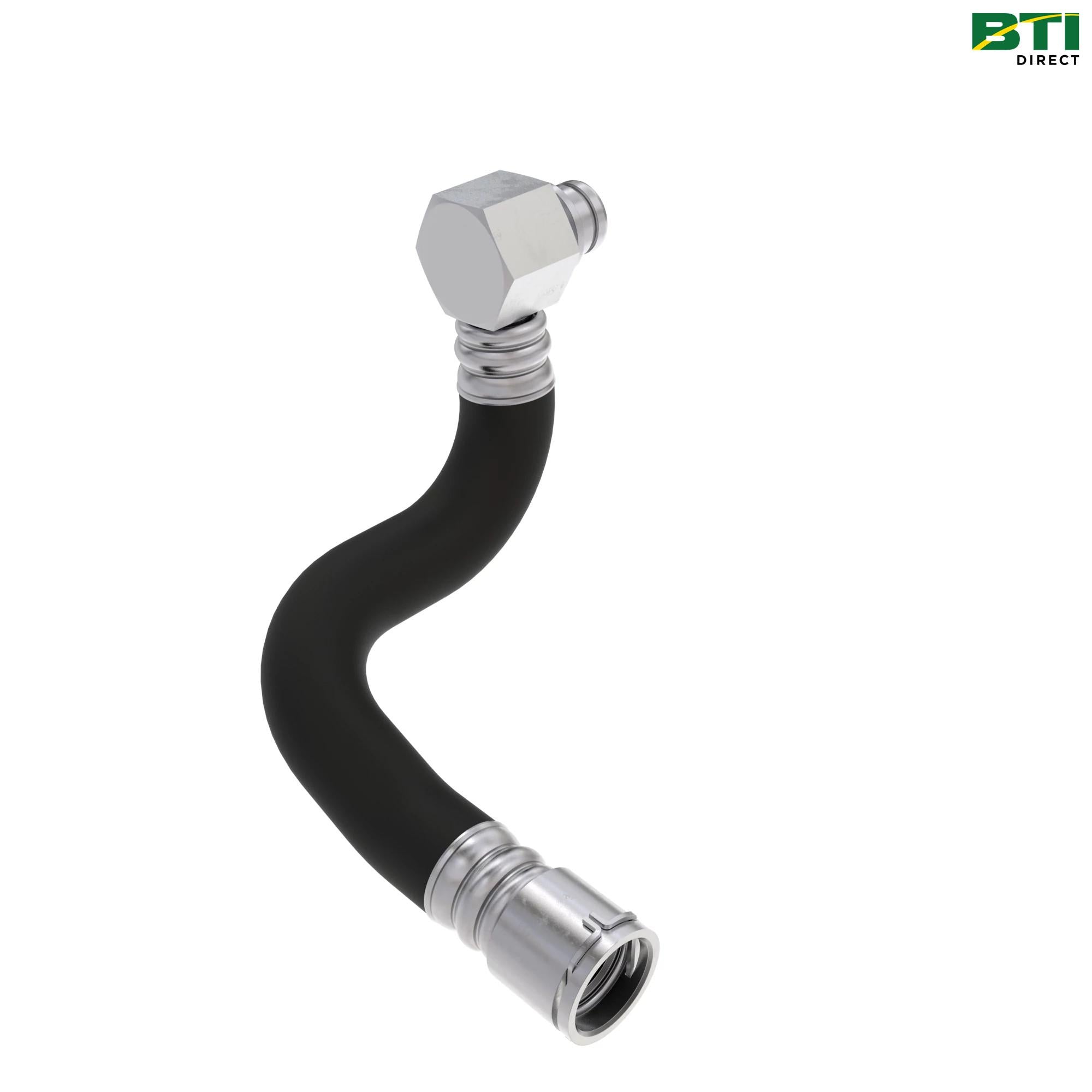 AL210848: Hydraulic Oil Cooler Line Hose with Underdrive
