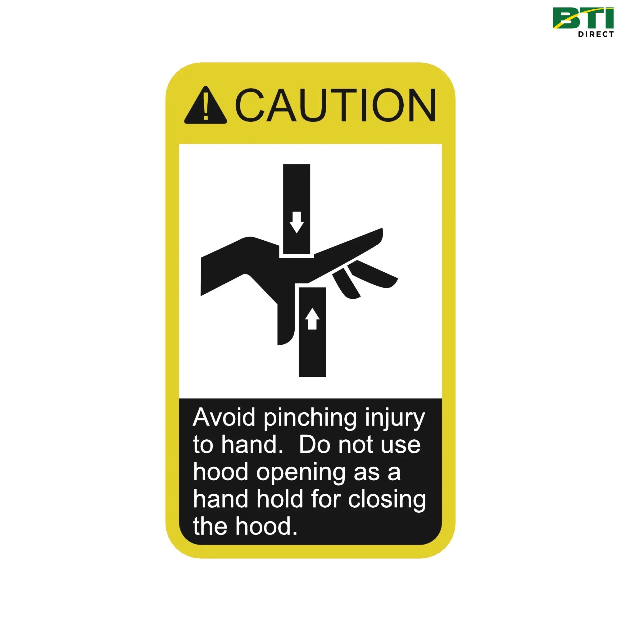 N310381: Pinch Point Caution Label
