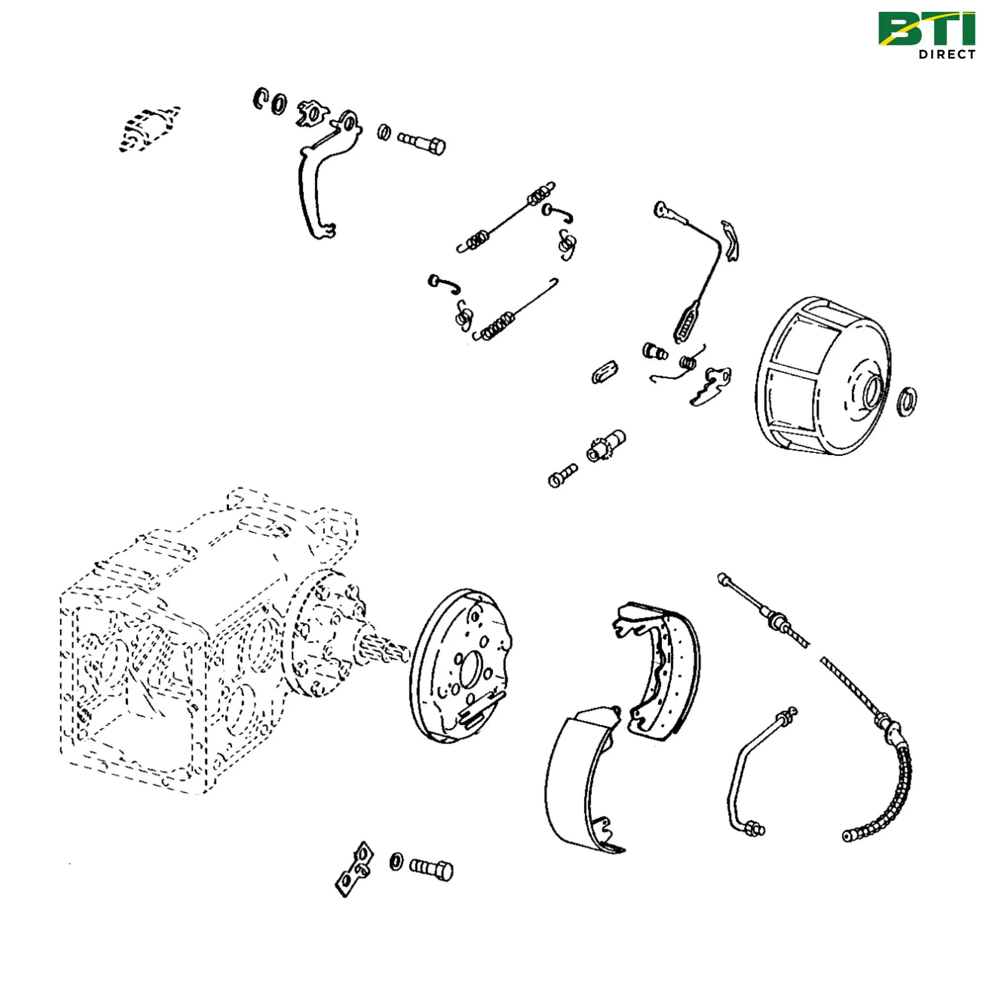 AN274305: Brake Assembly, Left Side