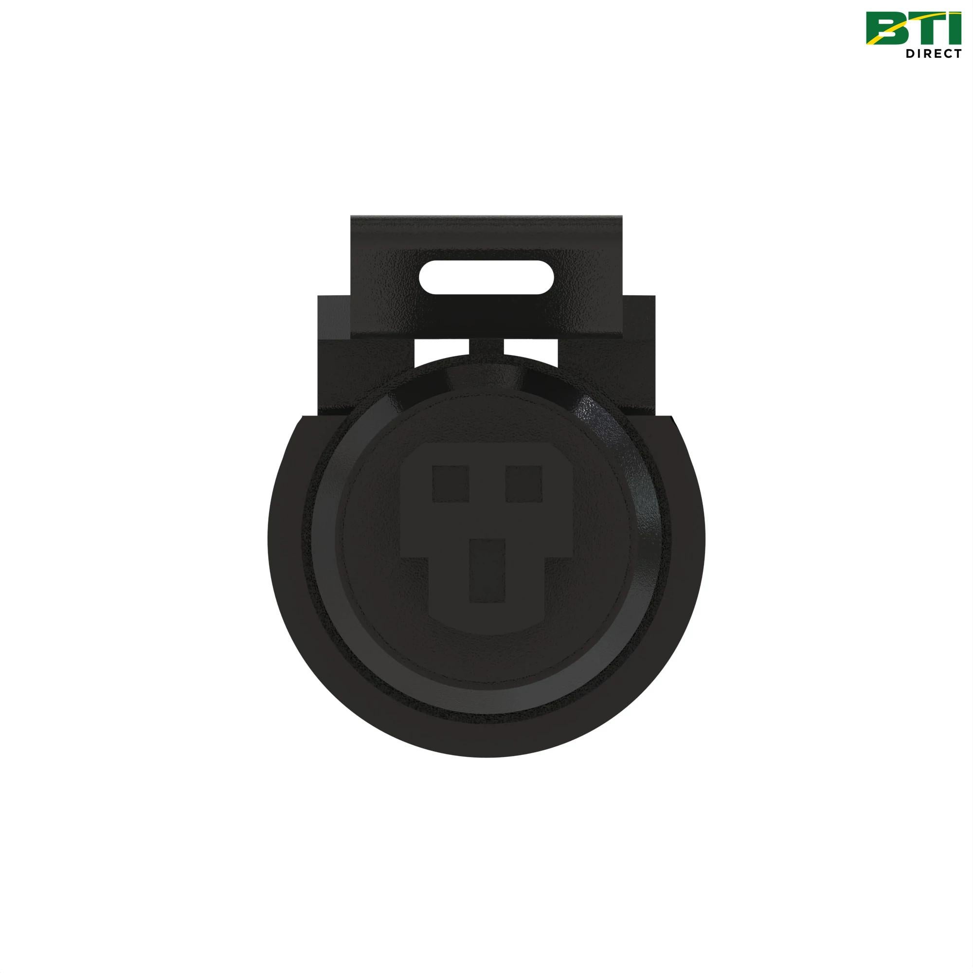 57M8625: Black External Electrical Connector Housing, 3 Cavities