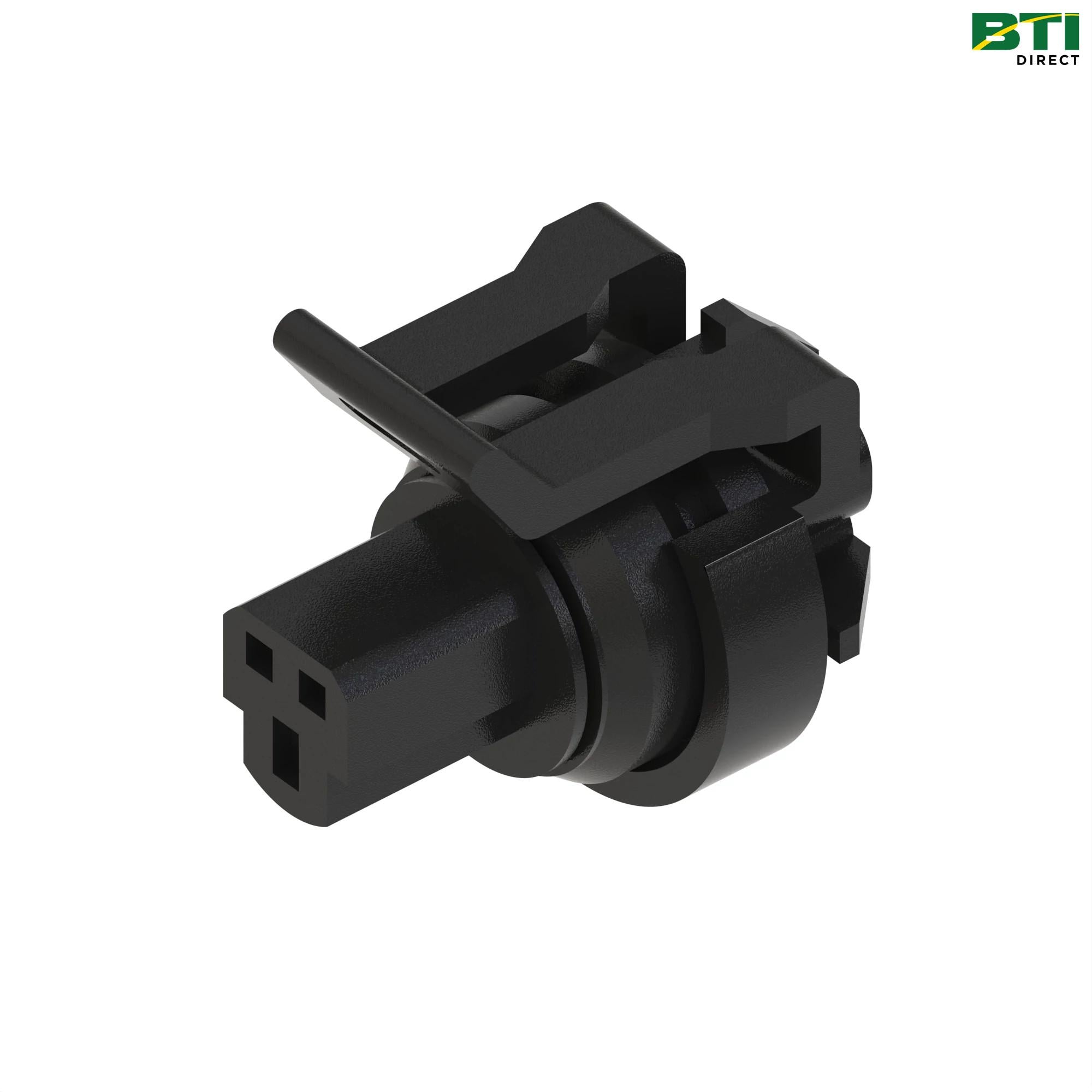 57M8625: Black External Electrical Connector Housing, 3 Cavities