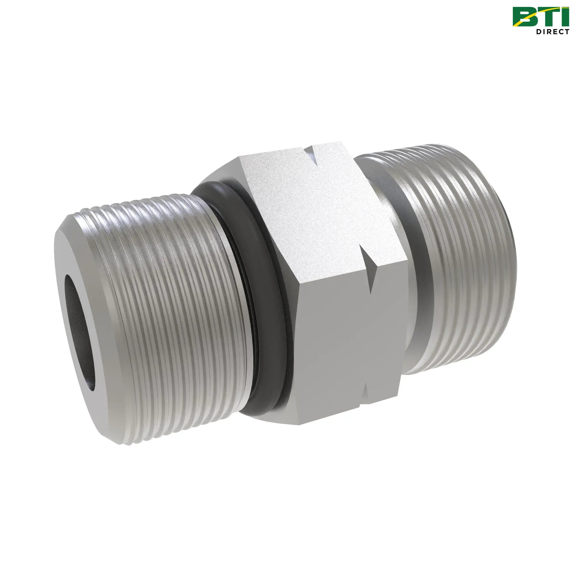 RE236170: Flat Face O-Ring Seal Straight Thread Hydraulic Fitting