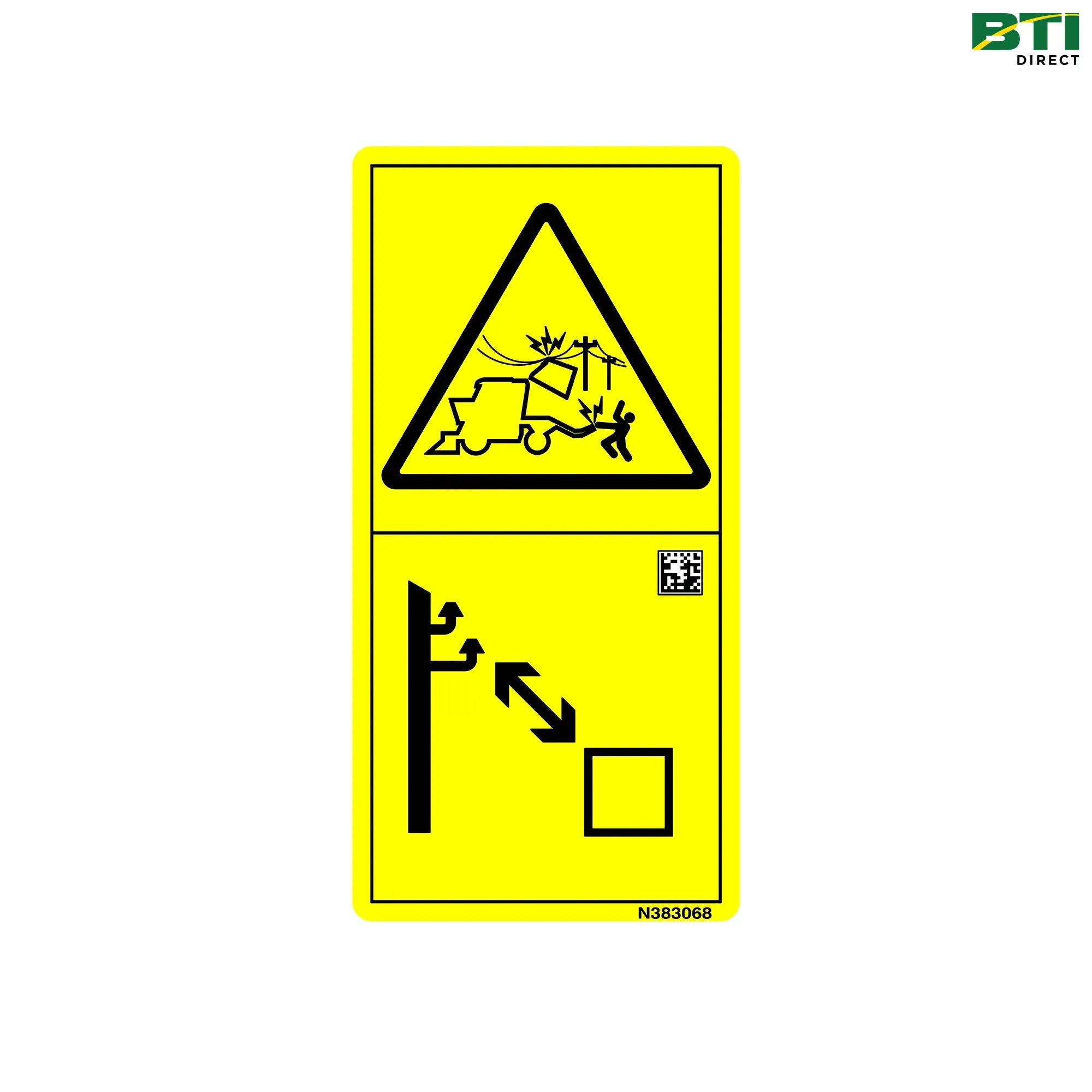 N383067: Gate Lock Text Free Label