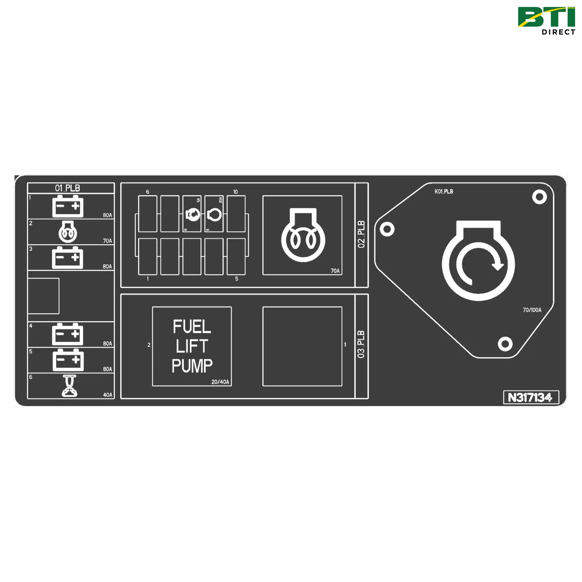 N317134: Power Link Label