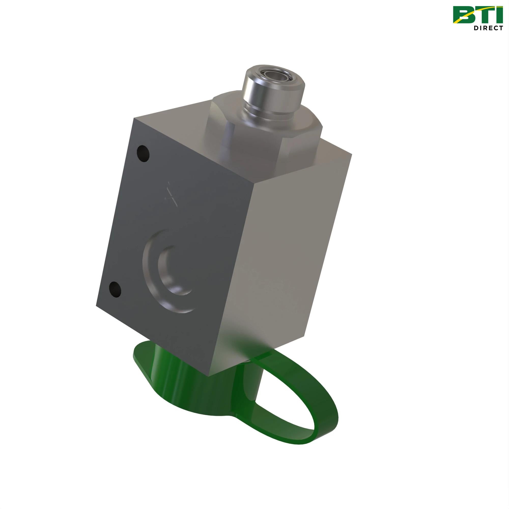 AL208342: Quick Coupler Plug with Shut-Off Valve