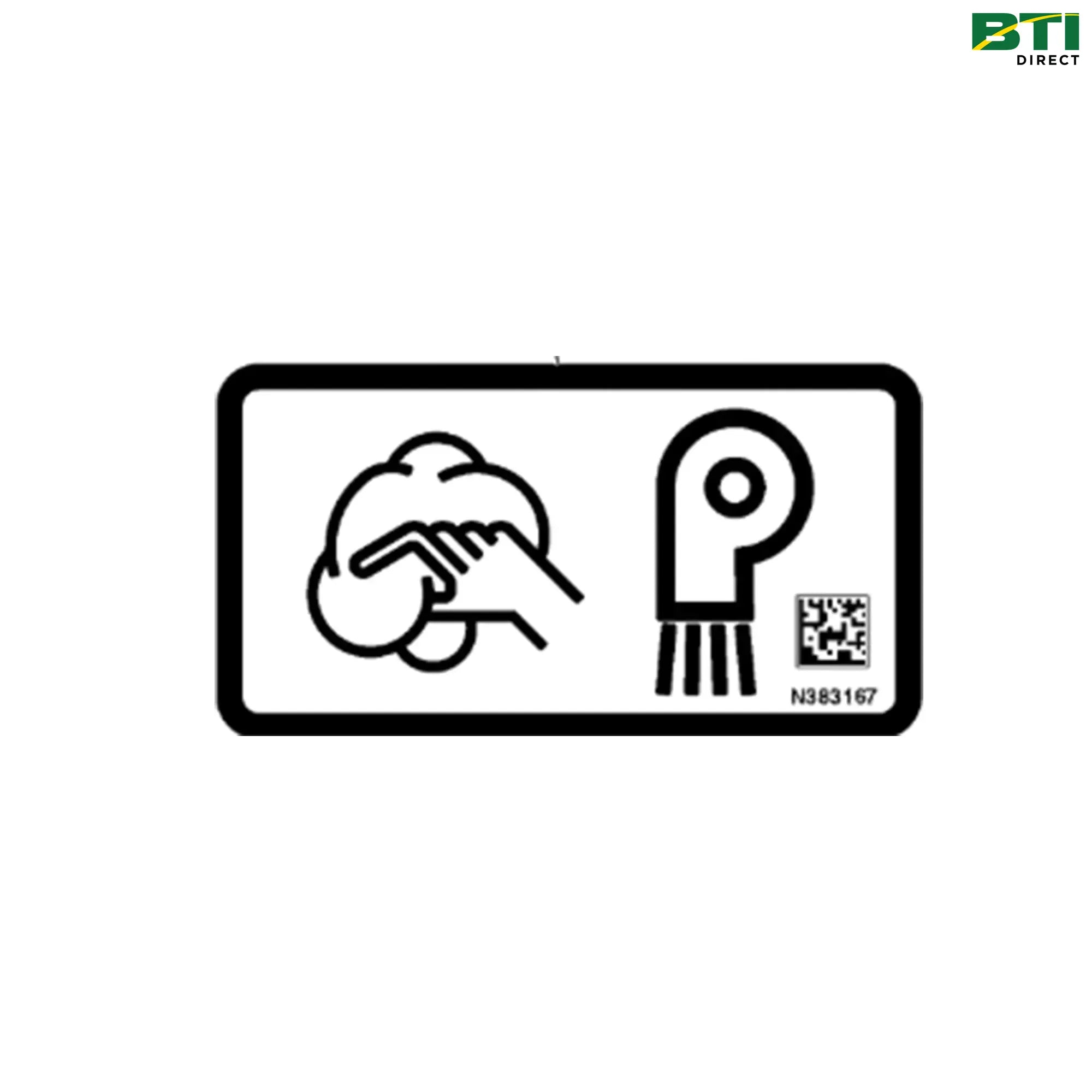 N383167: Fan Text Free Label