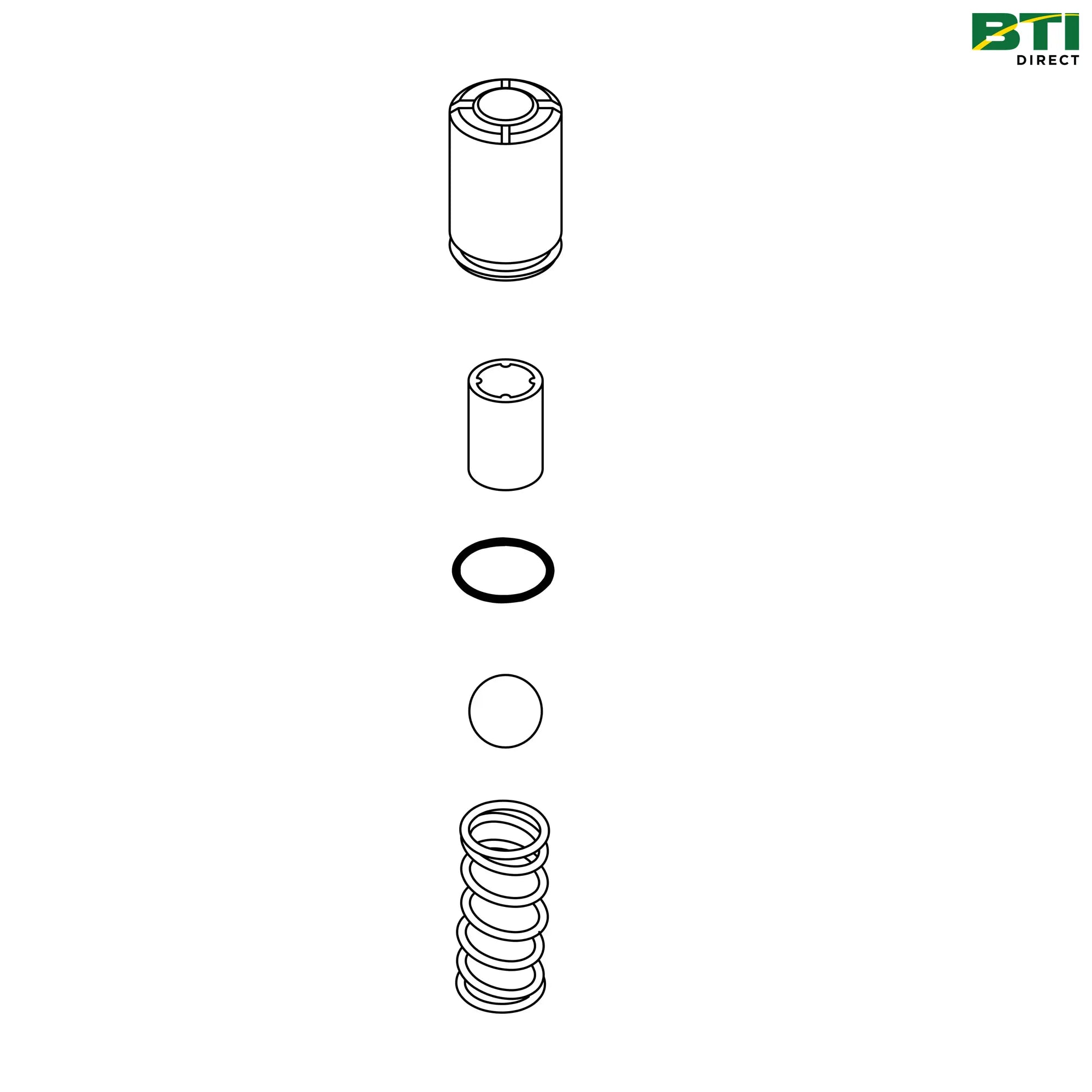 RE322740: Power Brake Valve Hardware Kit