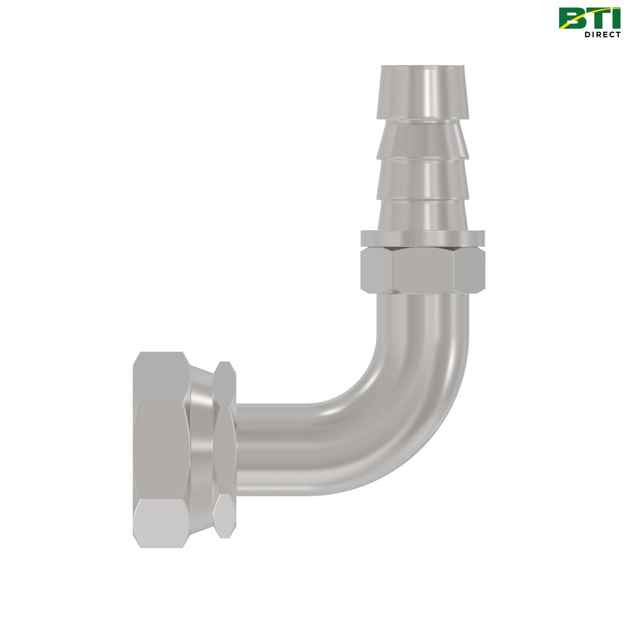 AN374872: Female Swivel 90 Degree Elbow Fitting