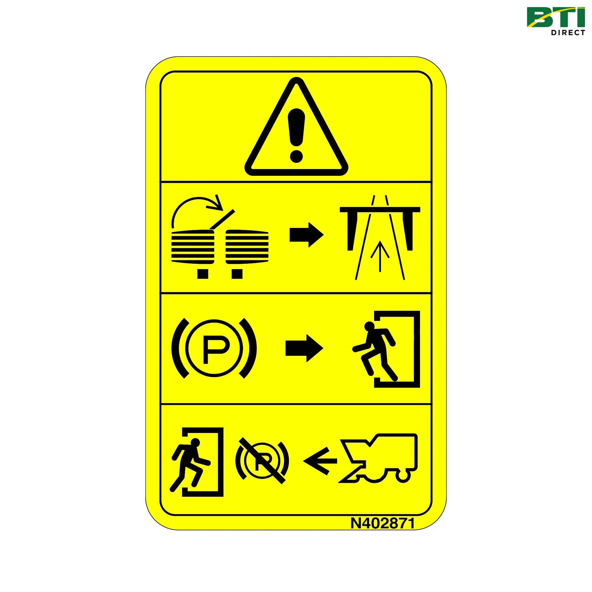 N402871: Brakes Text Free Label