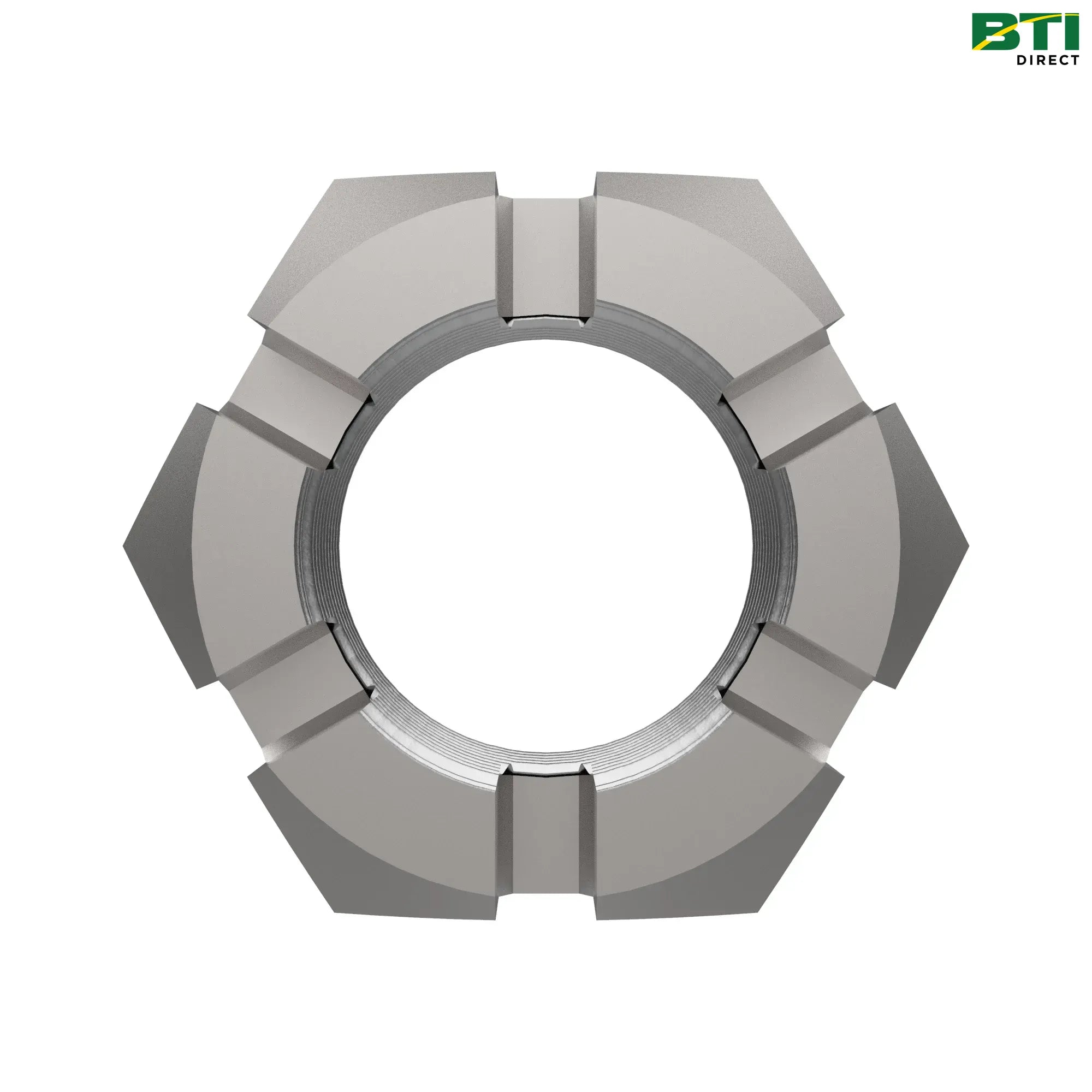 N372890: Hexagonal Slotted Nut, 1-20