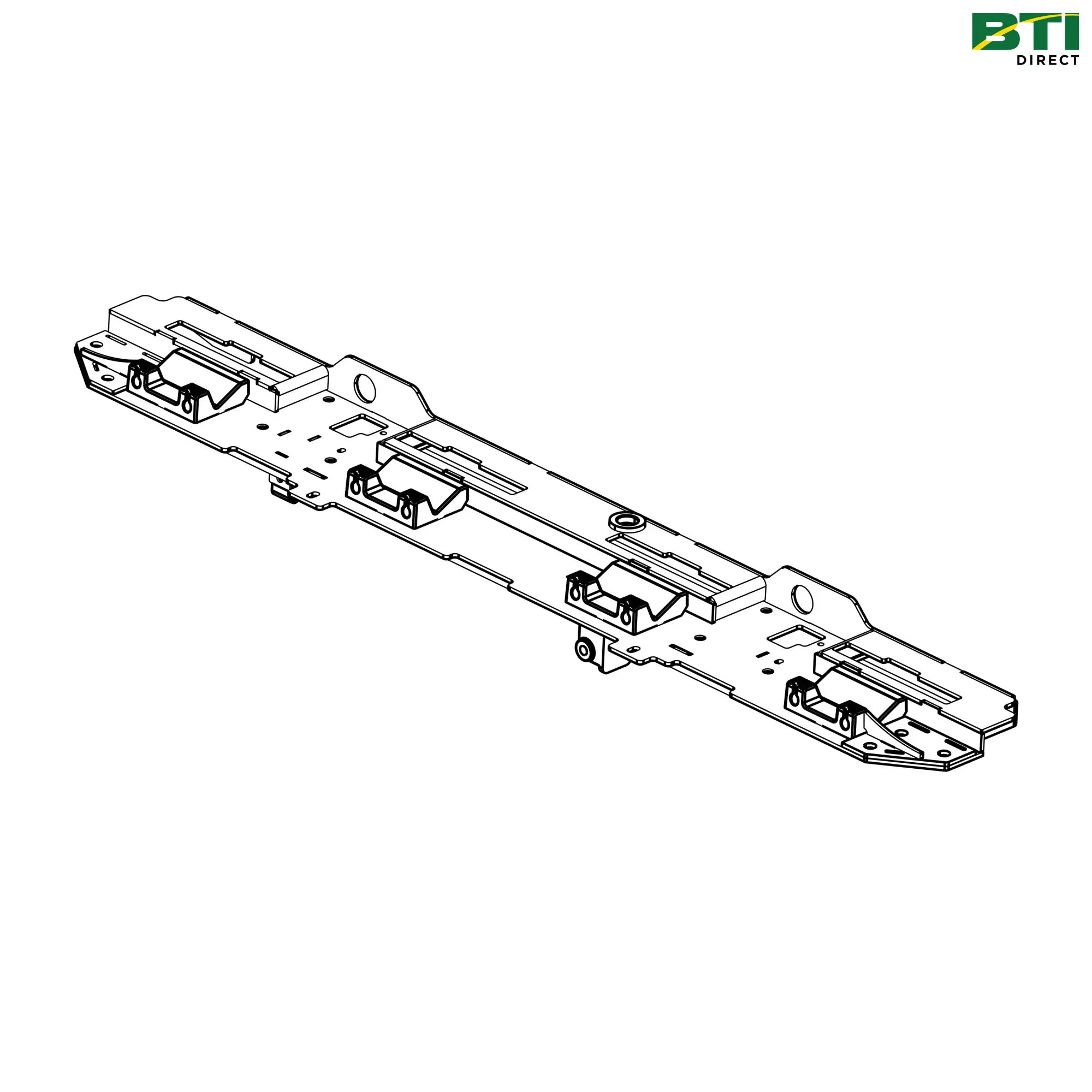 AXE12577: Channel, Rear Sieve Weldment