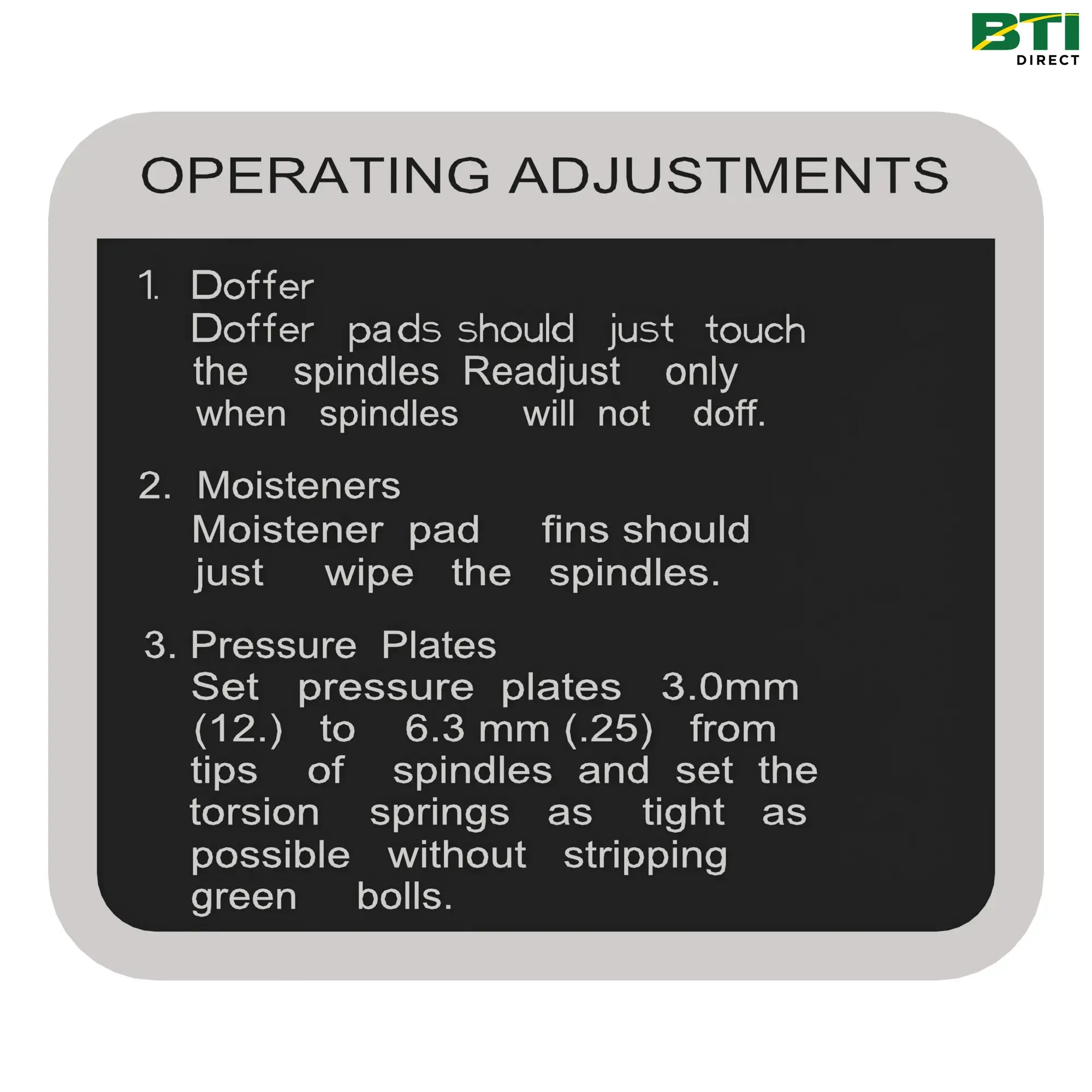 N195645: Operating Adjustments Label