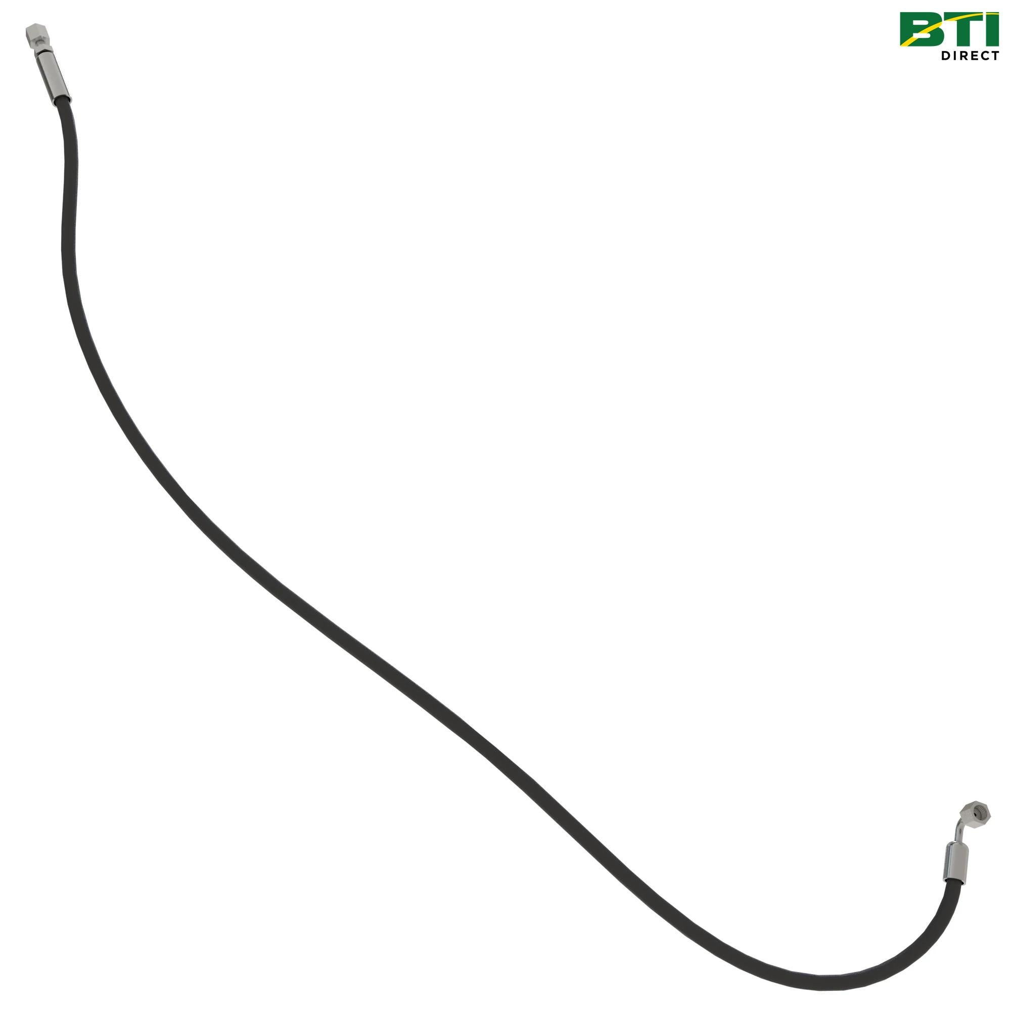 AN374347: LH Baler Latch Cylinder Rod End Hydraulic Hose