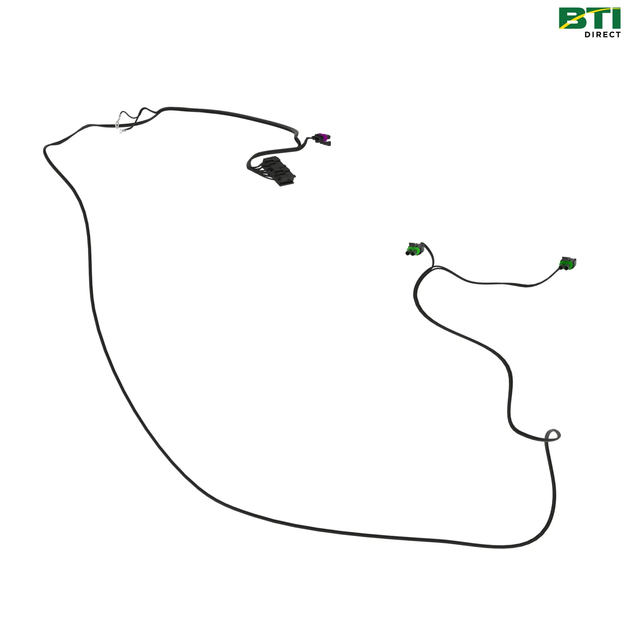 RE208901: Deluxe Mid-Mount Wiring Harness