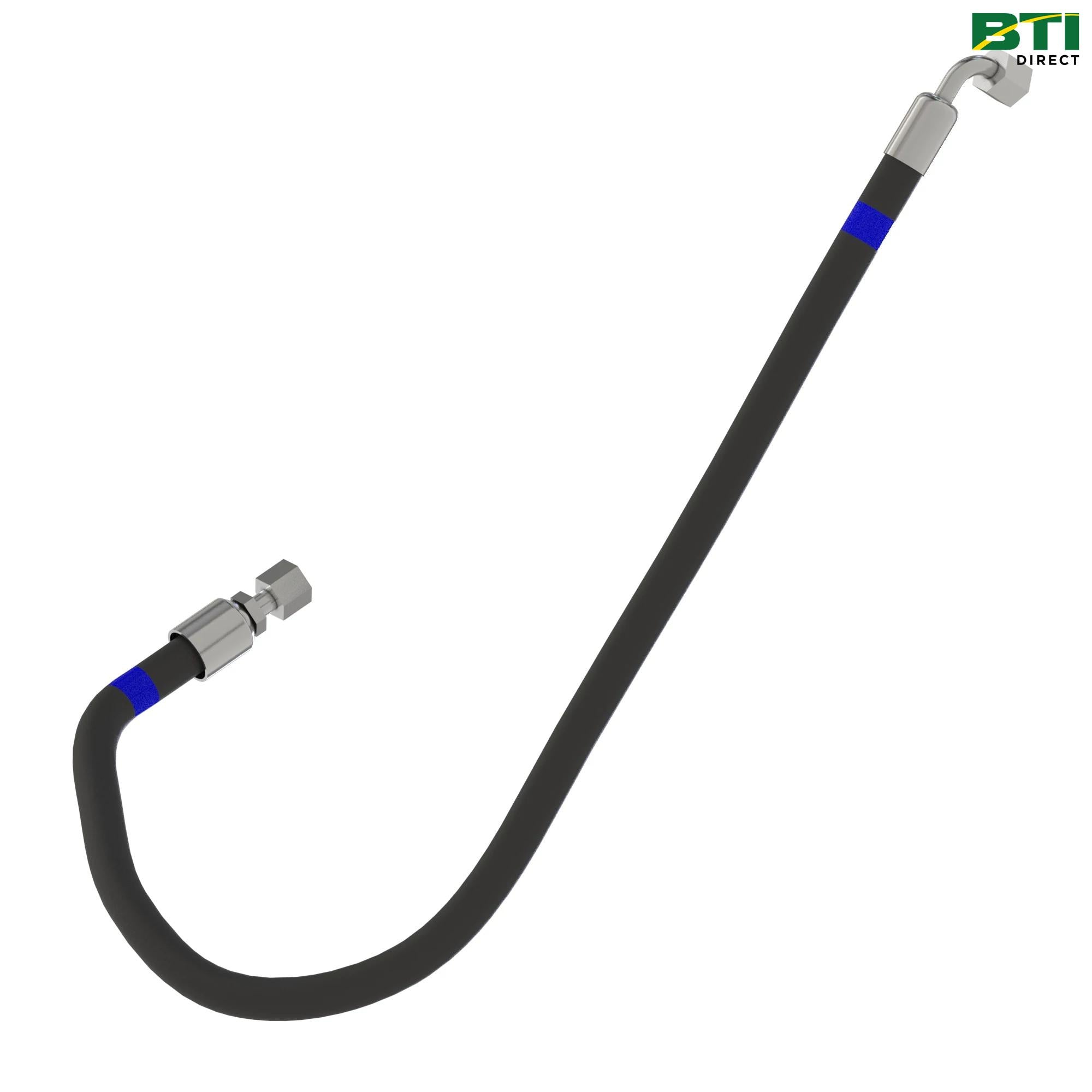 AN403272: Traction Control Blue Fabricated Hydraulic Hose