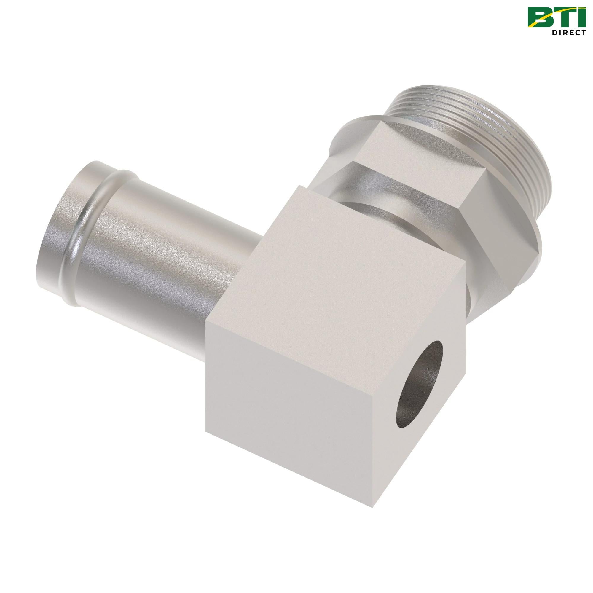 AN402842: Male Adjustable 45 Degree Barbed Elbow Fitting