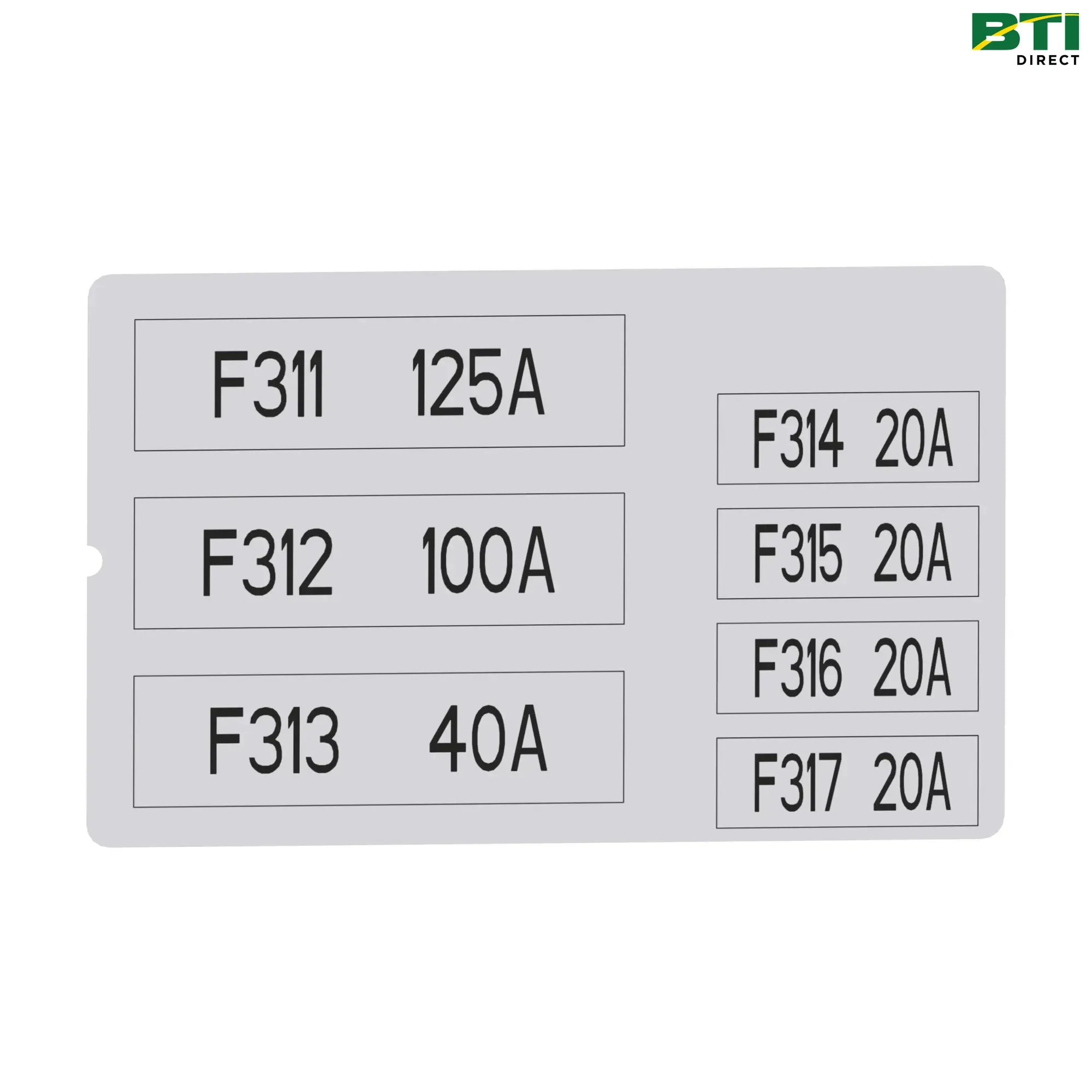 AXE59294: Load Center Label