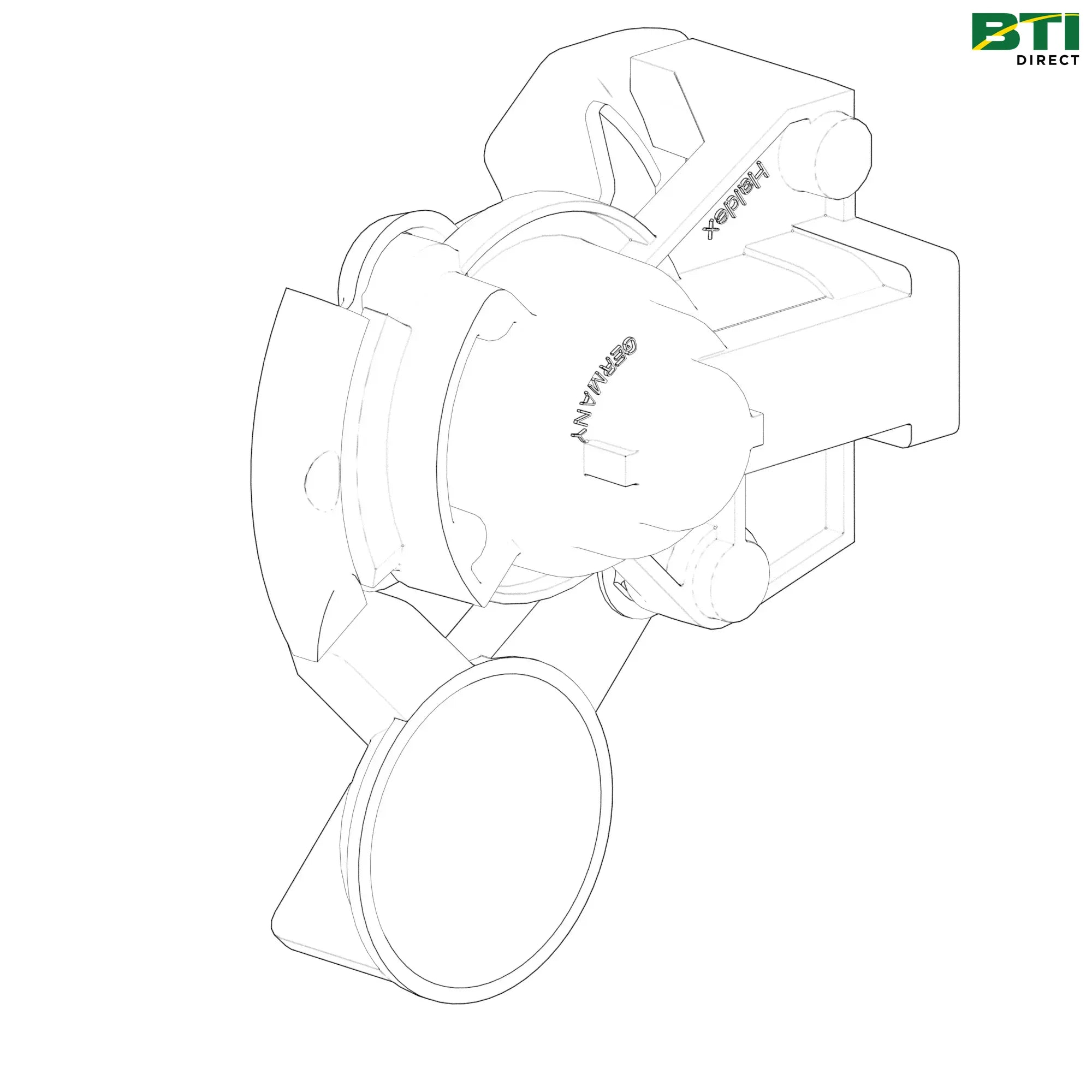 RE272951: Air Brake Breakaway Coupler