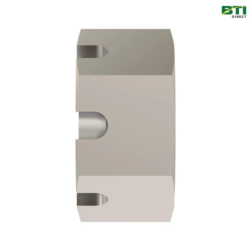 A101625: Hexagonal Slotted Nut, 63.5 mm (2-1/2")