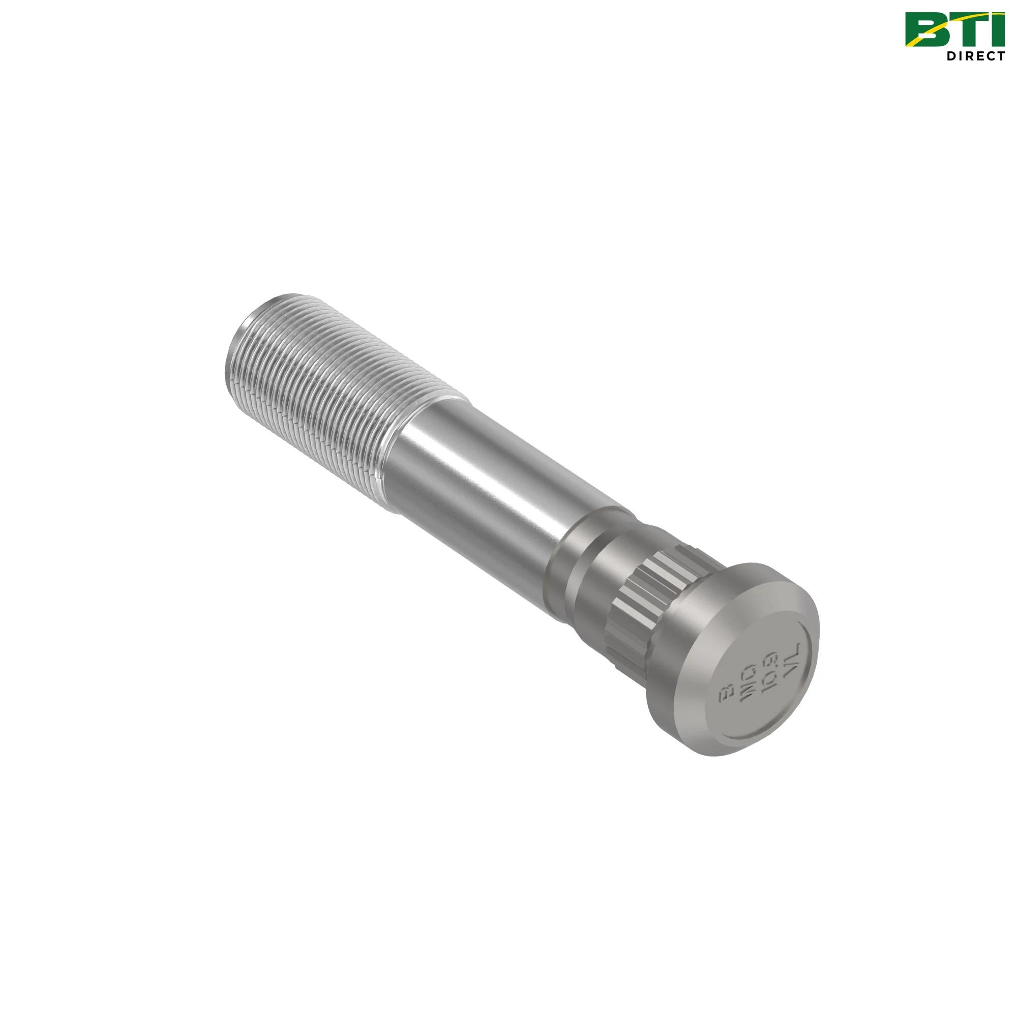 A102801: Ribbed Neck Wheel Bolt